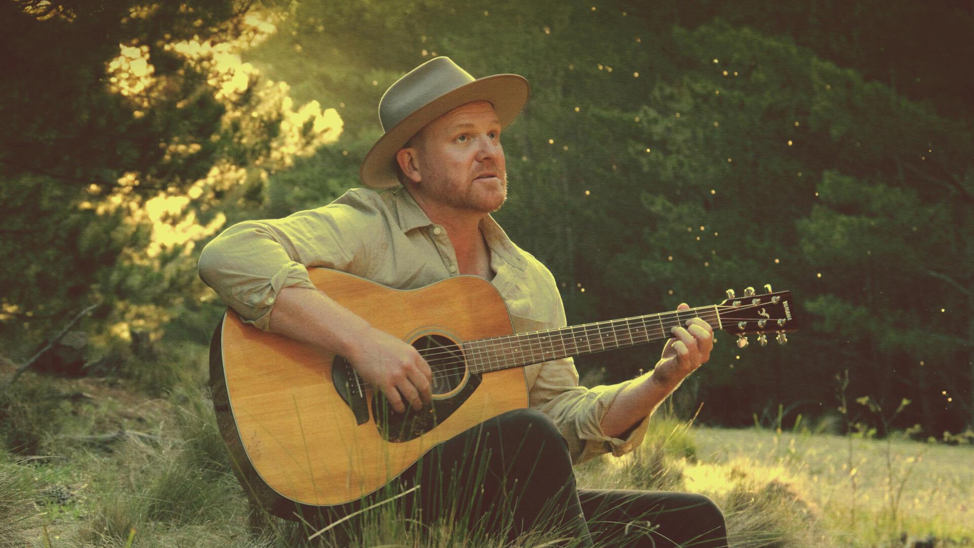 Der australische Musiker Leigh Marks 