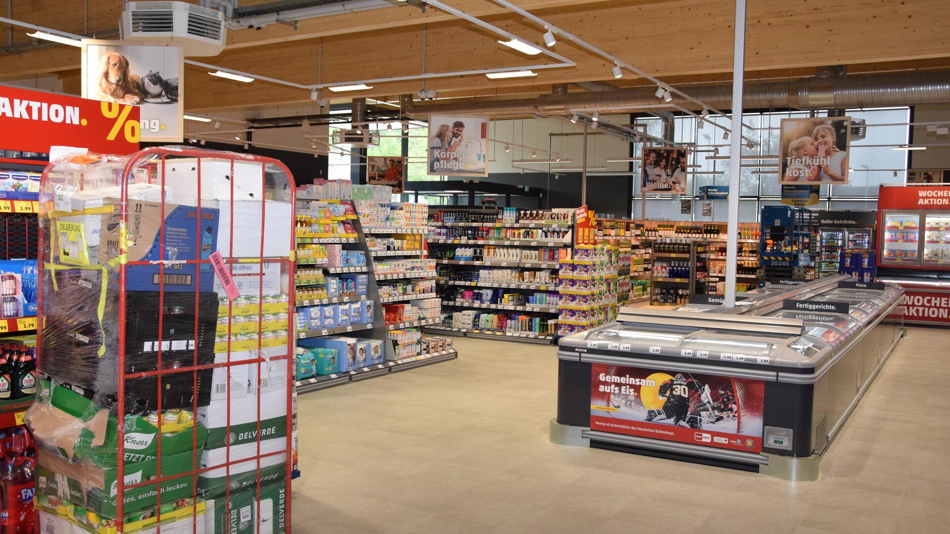Vor der Eröffnung: So sieht der neue Penny-Markt in Selsingen aus Der neue Penny-Markt bietet mehr Platz und ein größeres Sortiment.
