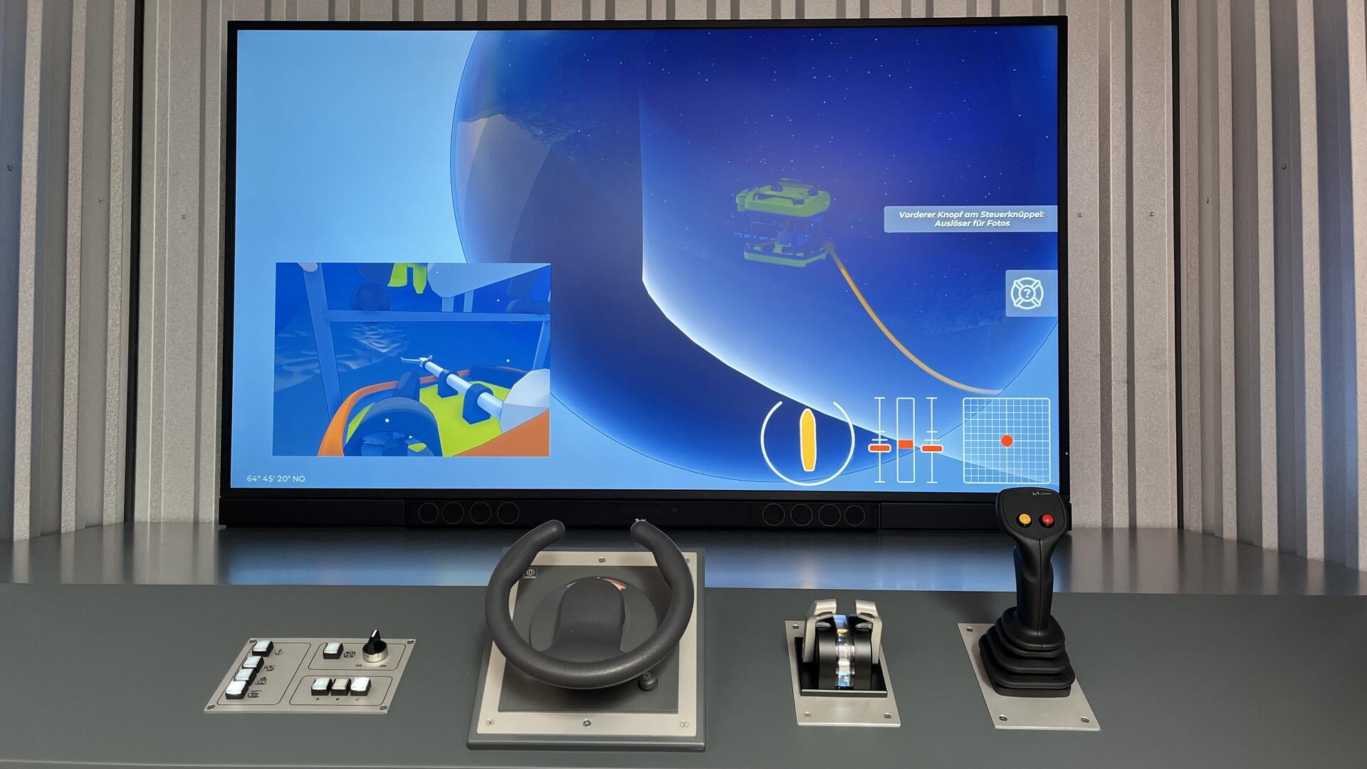 Der neue Simulator „Expedition ins Eis“ befindet sich bis Ende Mai in der Testphase.