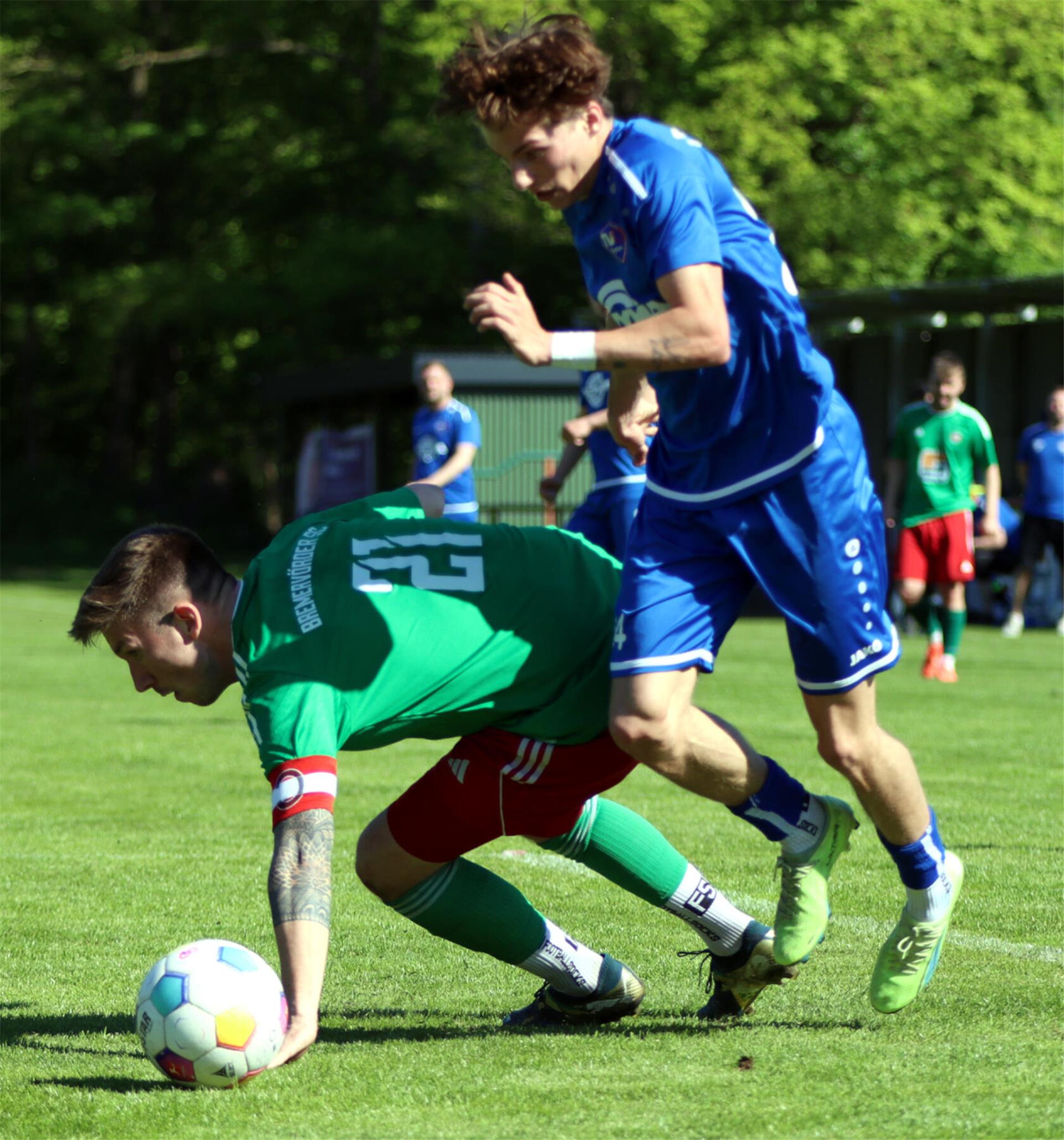 Die BSC-Abwehr um Innenverteidiger Marvin Brünjes (links) dürfte gegen den Tabellenletzten eher weniger unter Druck stehen, muss aber dennoch alles für einen Dreier geben.