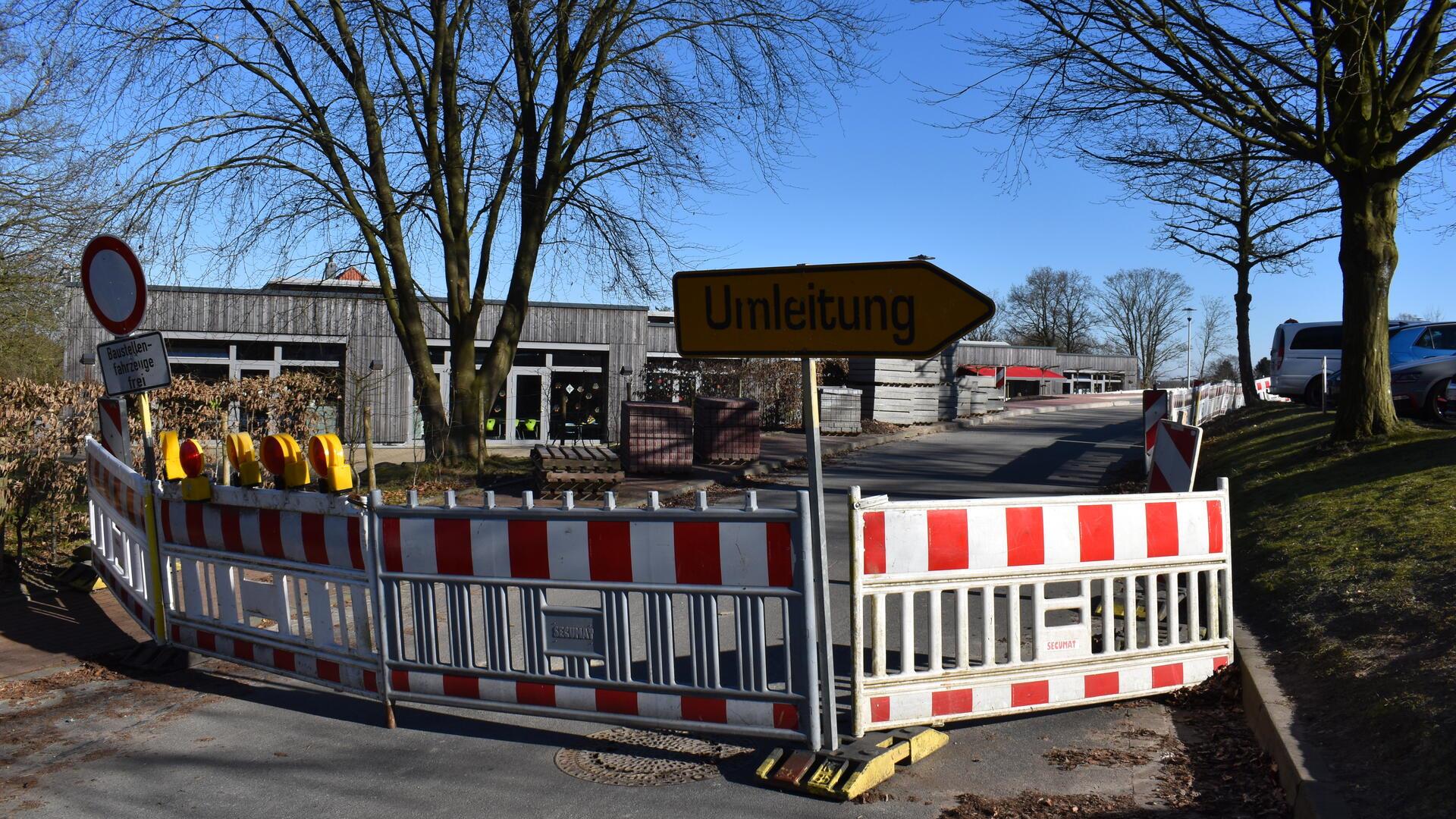 Baustellenabsperrung