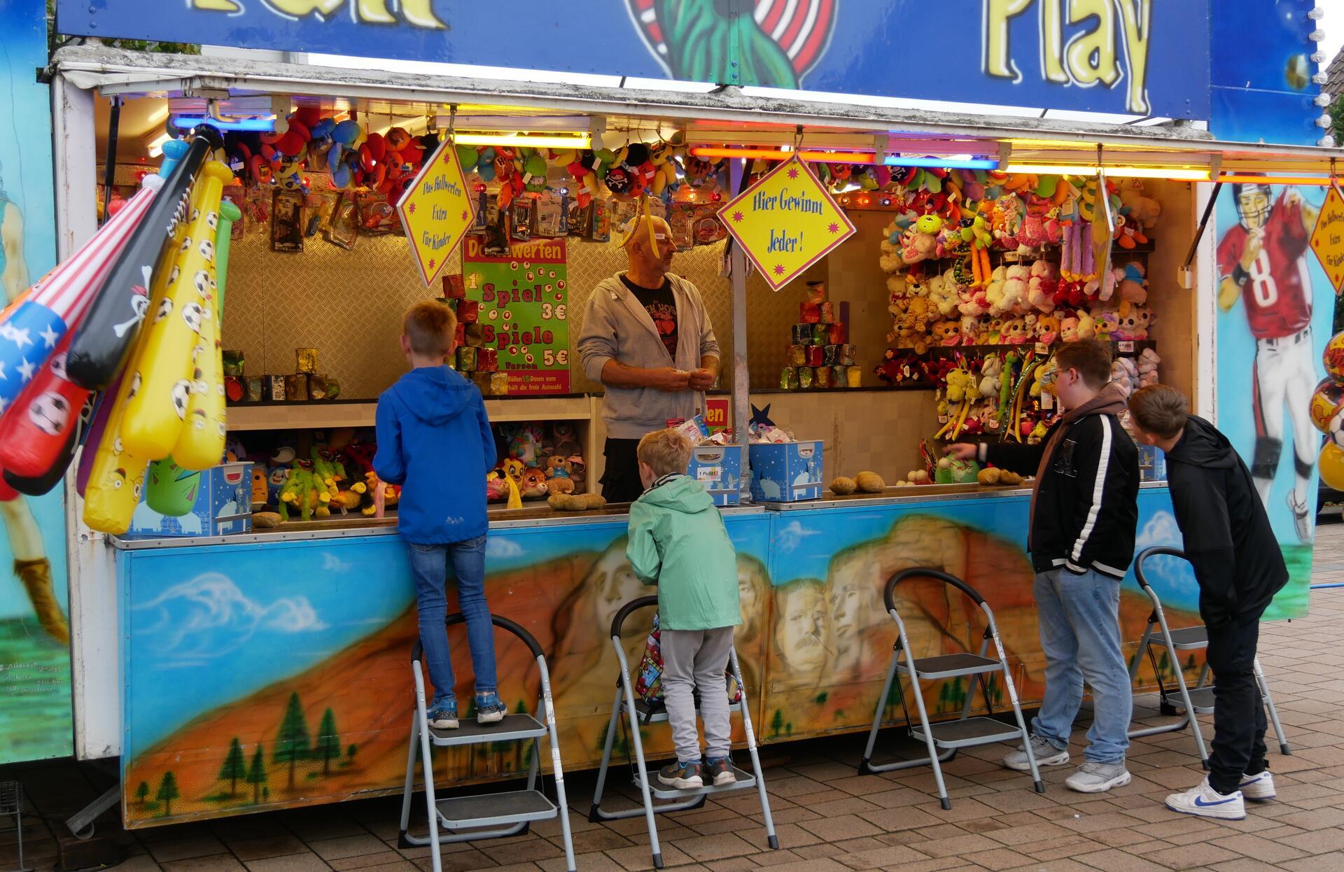 Bude auf dem Herbstmarkt in Tarmstedt
