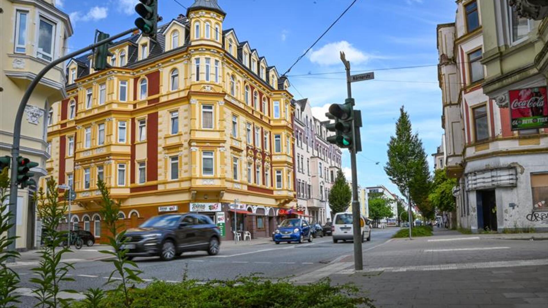 Tatort Rickmers-/ Körnerstraße in Bremerhaven
