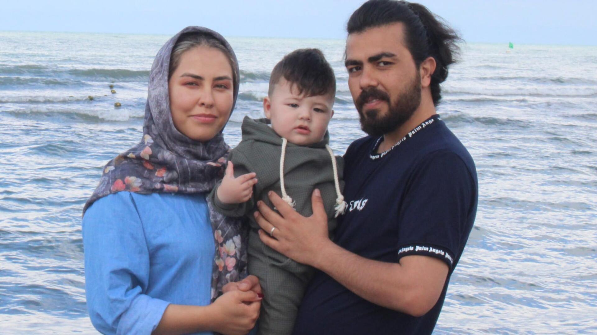 Die Familie Saberi im Iran. 