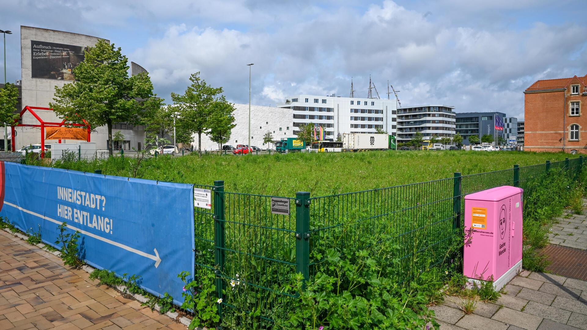 Die Fläche des alten ehemaligen Finanzamtes steht zur Debatte.