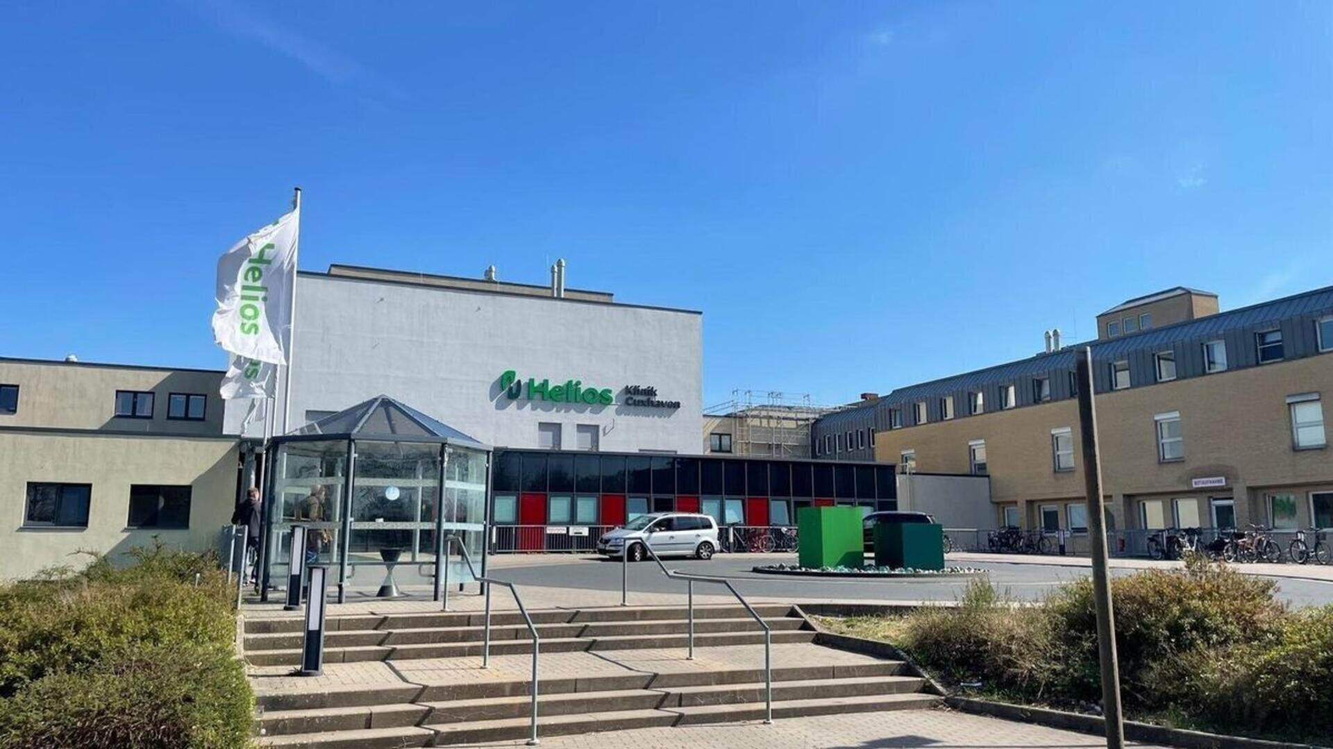 Die Außenansicht der Helios-Klinik in Cuxhaven.