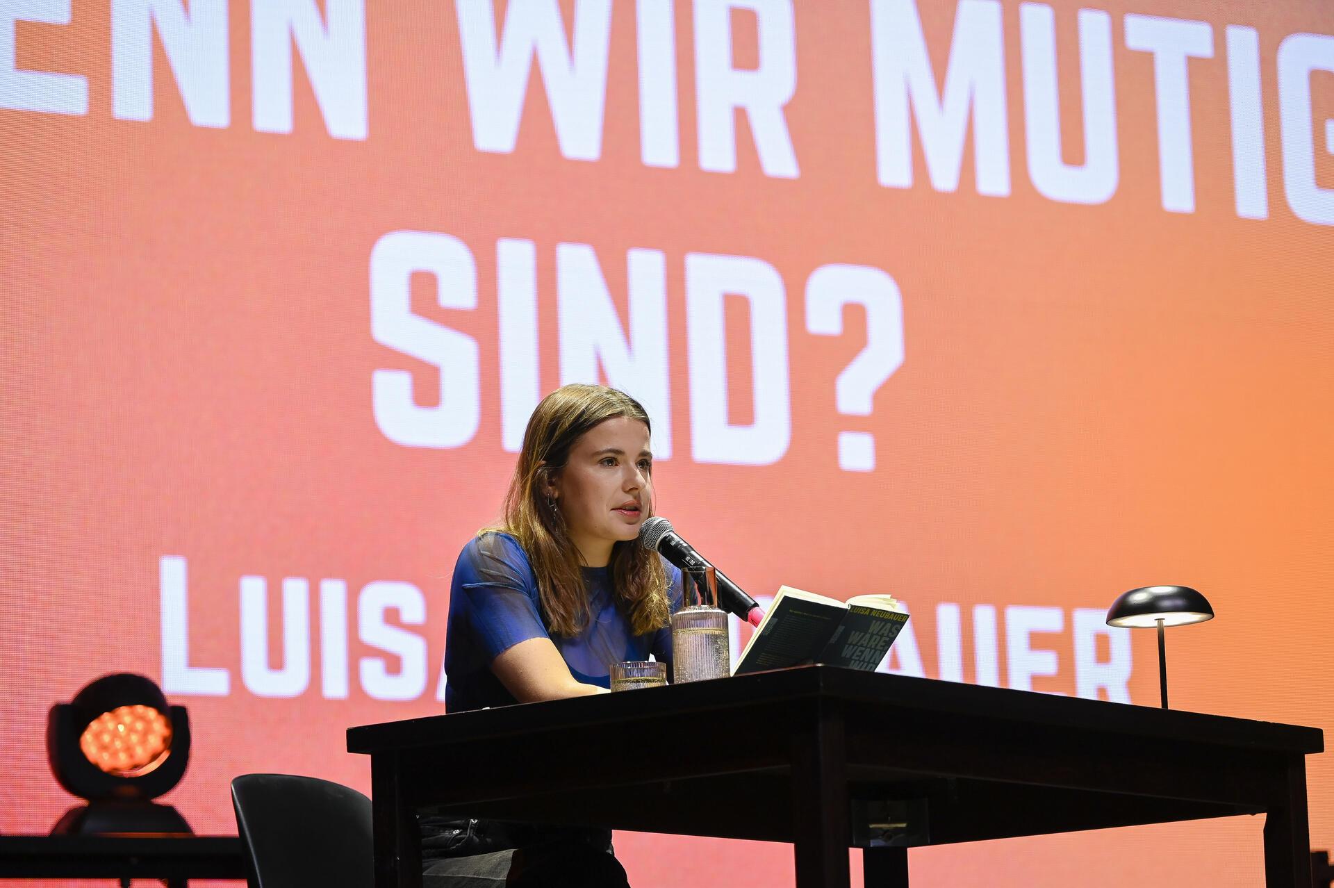 Die Lesung von Umweltaktivistin Luisa Neubauer polarisiert beim Hurricane-Festival in Scheeßel.