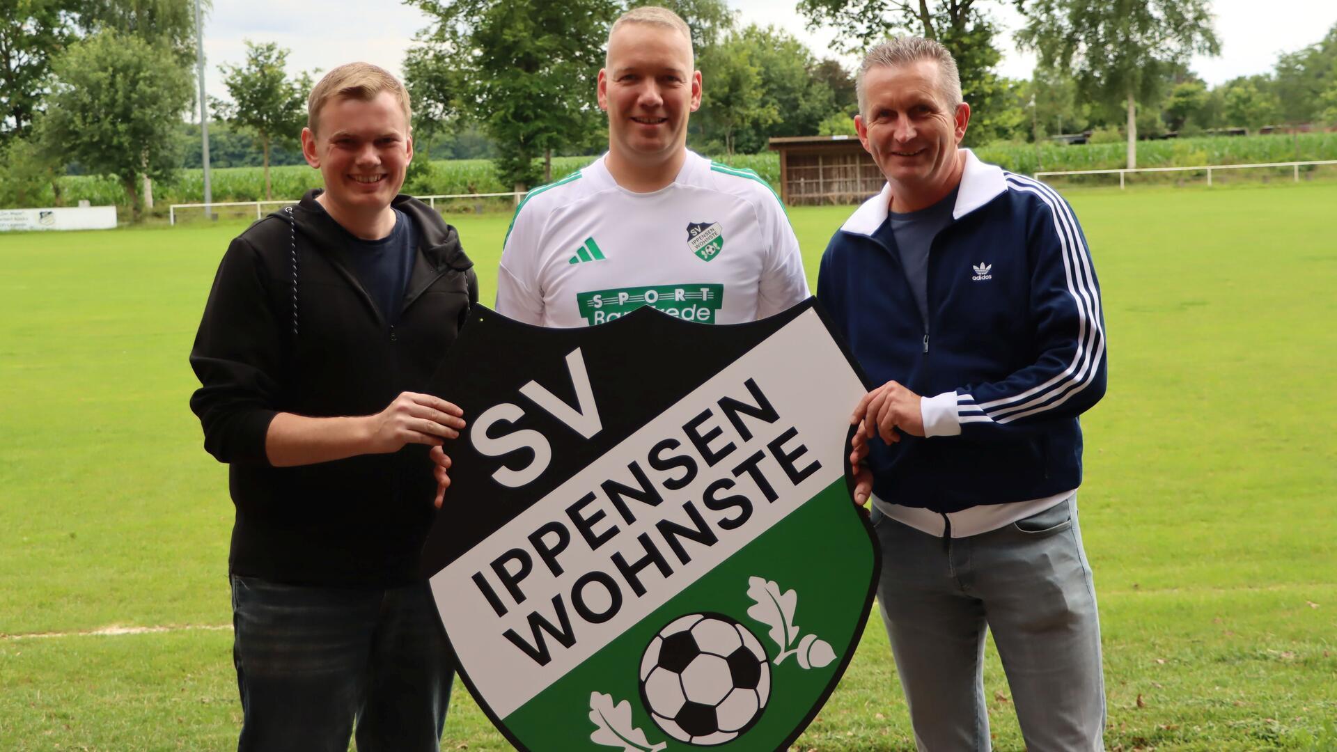 Die Macher bei der neuen Spielvereinigung (von links): Fußball-Obmann Matthias Kaiser, Vorsitzender Frank Behrens und Fußball-Obmann Andreas Schmidt.