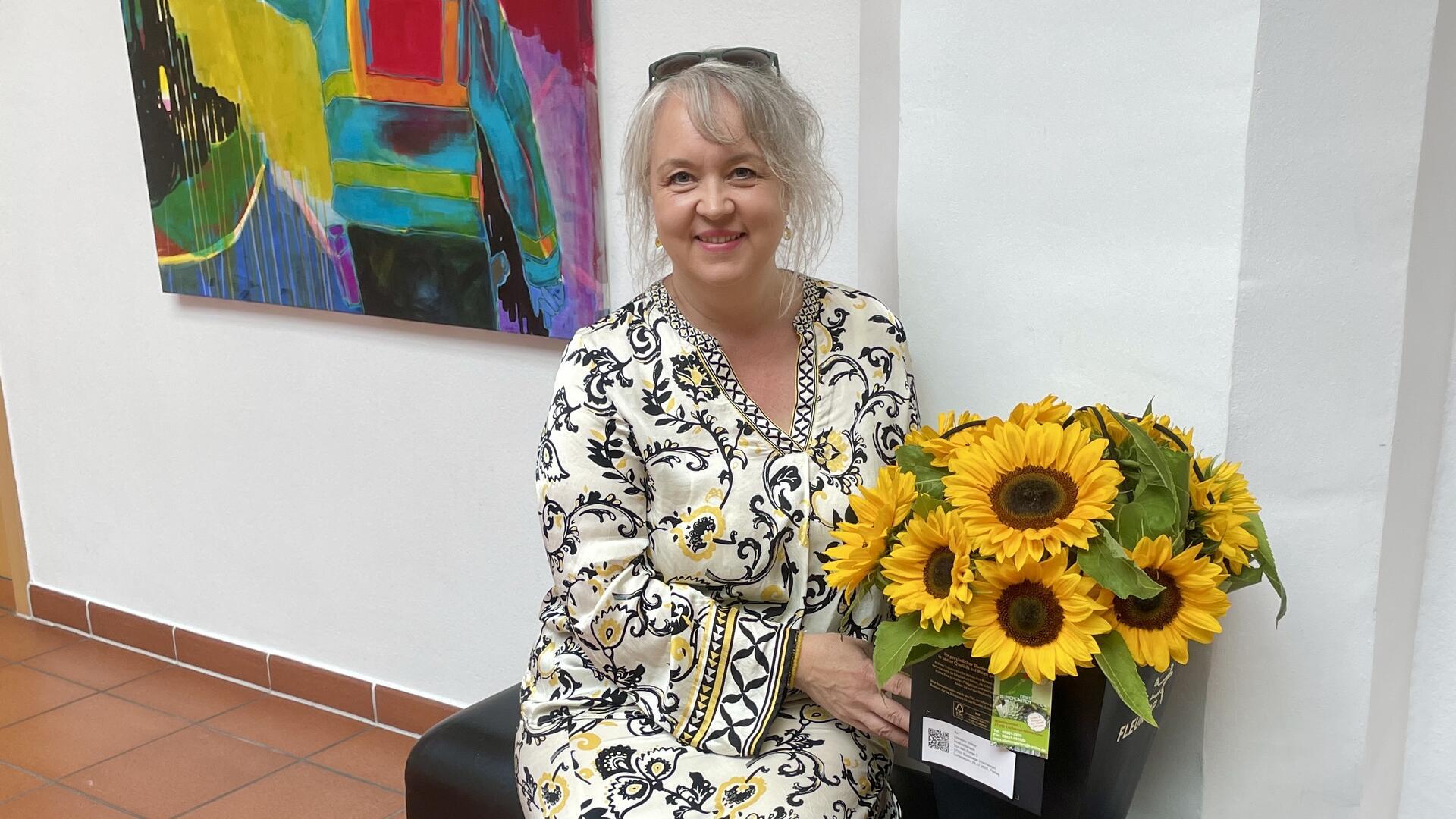 Die Malerin und Kunsttherapeutin Christina Völker verstärkt ab sofort das Team des Bremervörder Eigenart-Kunstraumes.