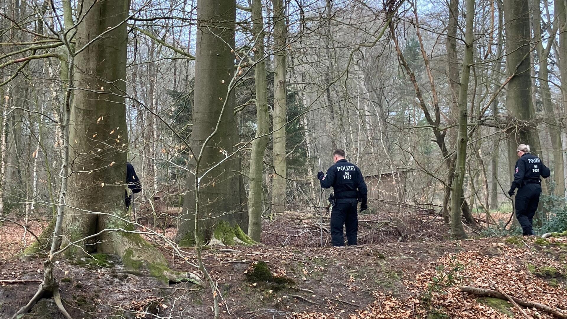 Die Polizei sucht nach einer vermissten Person.