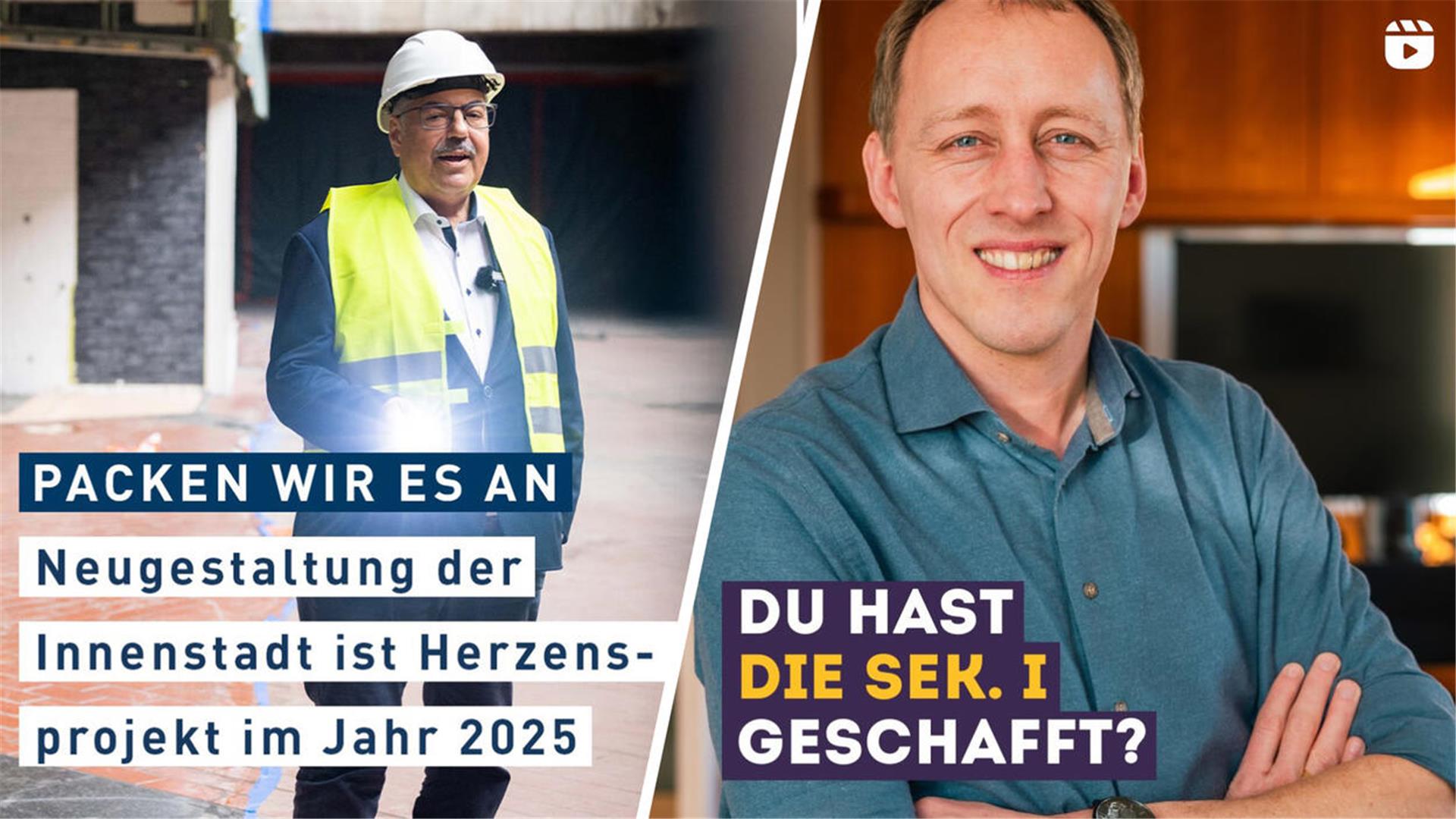 Die Stadt baut ihren PR-Stab aus: So präsentieren sich Oberbürgermeister Melf Grantz (SPD) und Schuldezernent Hauke Hilz (FDP) bei Instagram. 