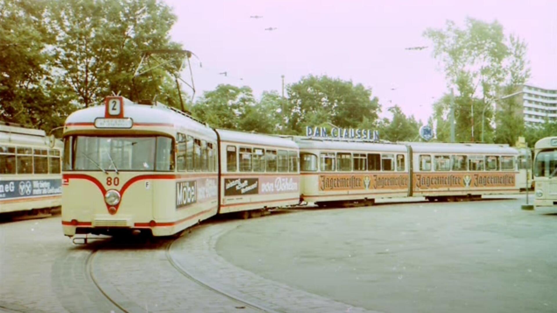Die Straßenbahn fuhr bis 1982 in Bremerhaven.