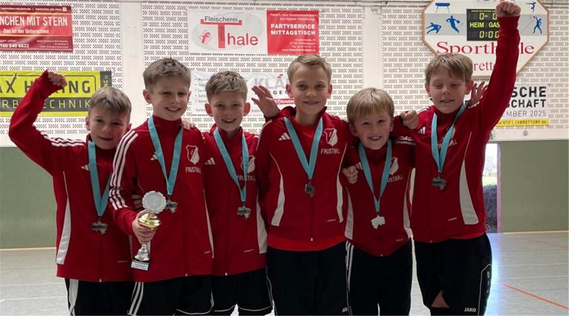 Die U10-Faustballer des MTSV Selsingen sind Vize-Landesmeister geworden.
