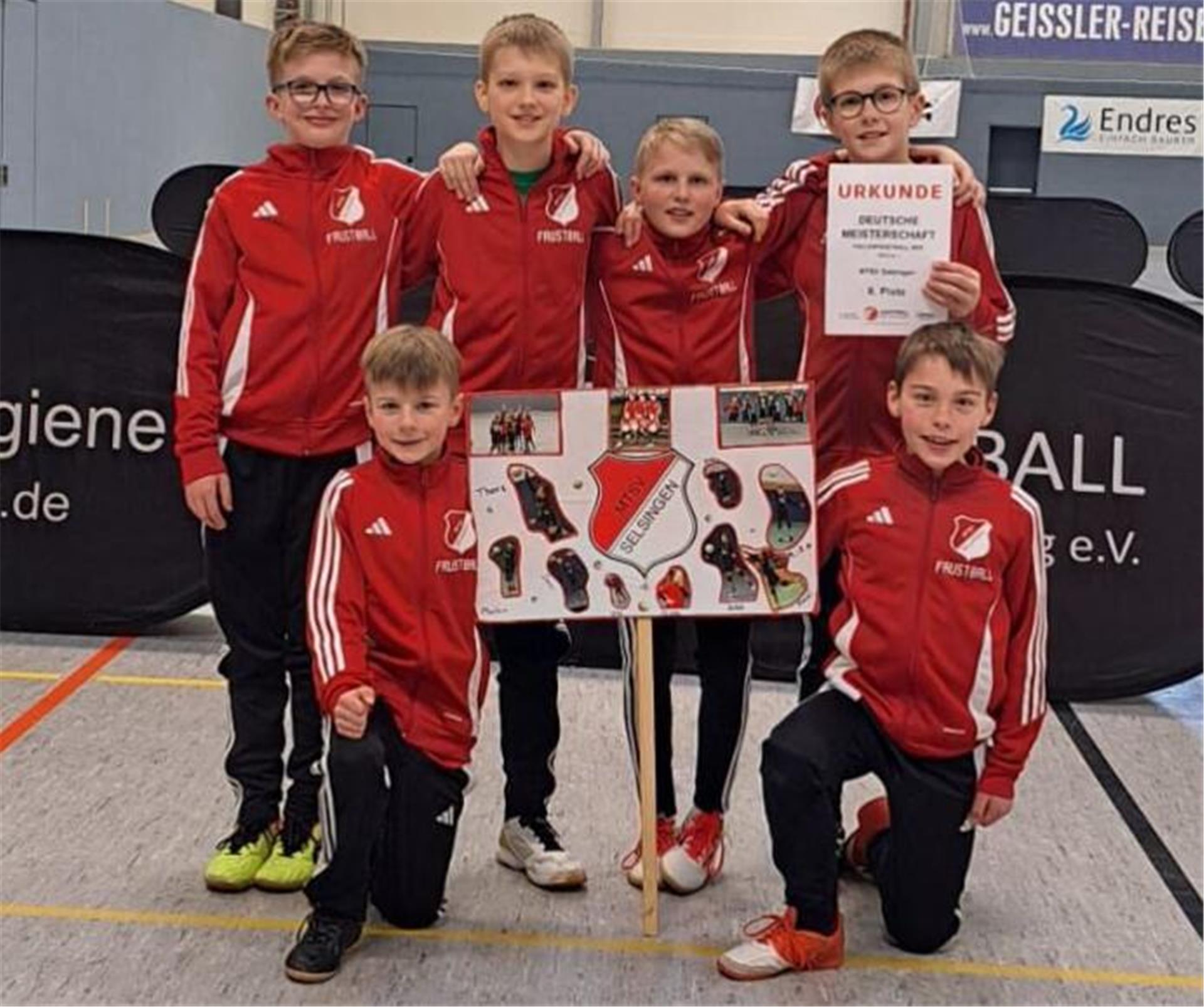 Die U12-Faustballer des MTSV Selsingen belegten bei den Deutschen Meisterschaften in Leipzig den achten Platz.
