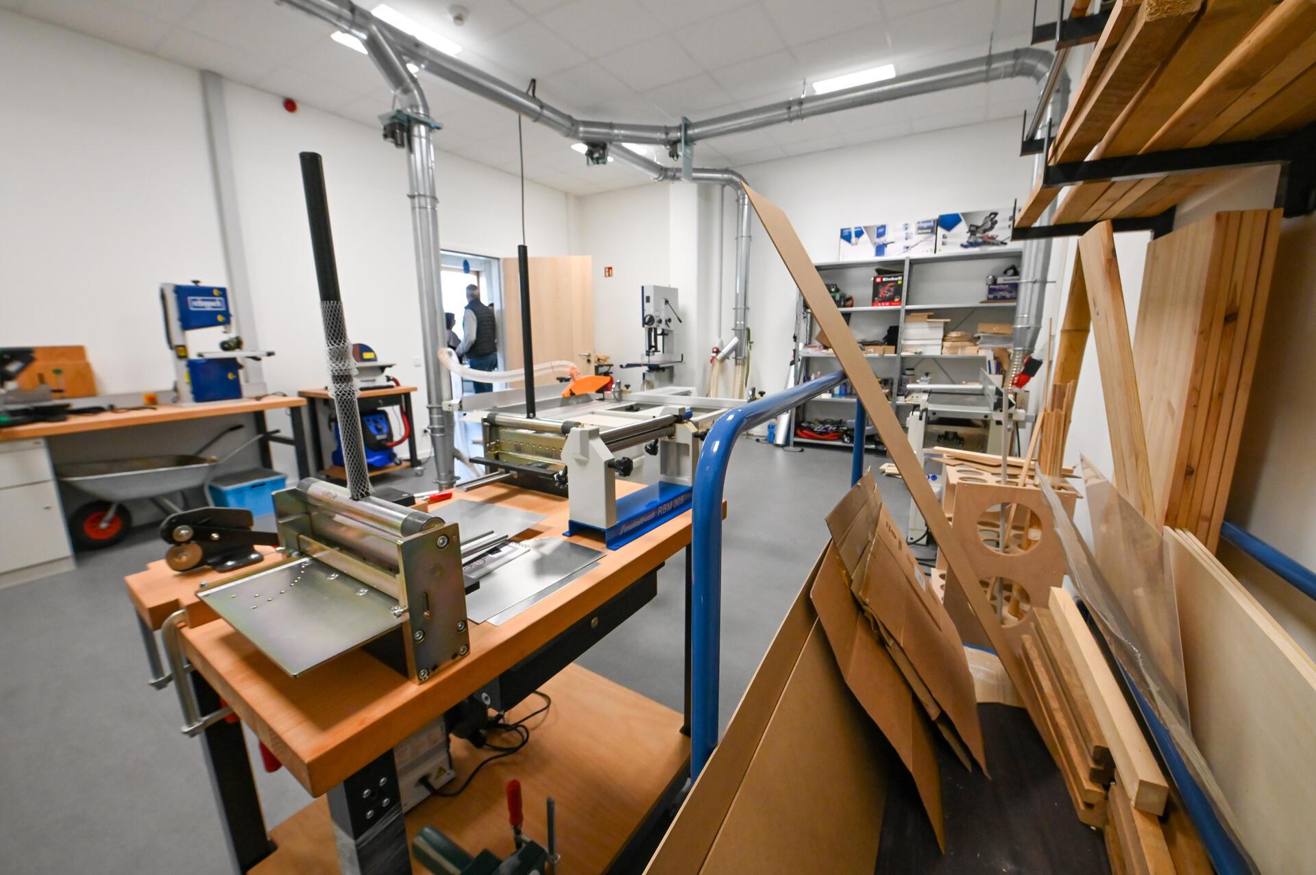 Die Werkstatt in der Neuen Oberschule Lehe. 