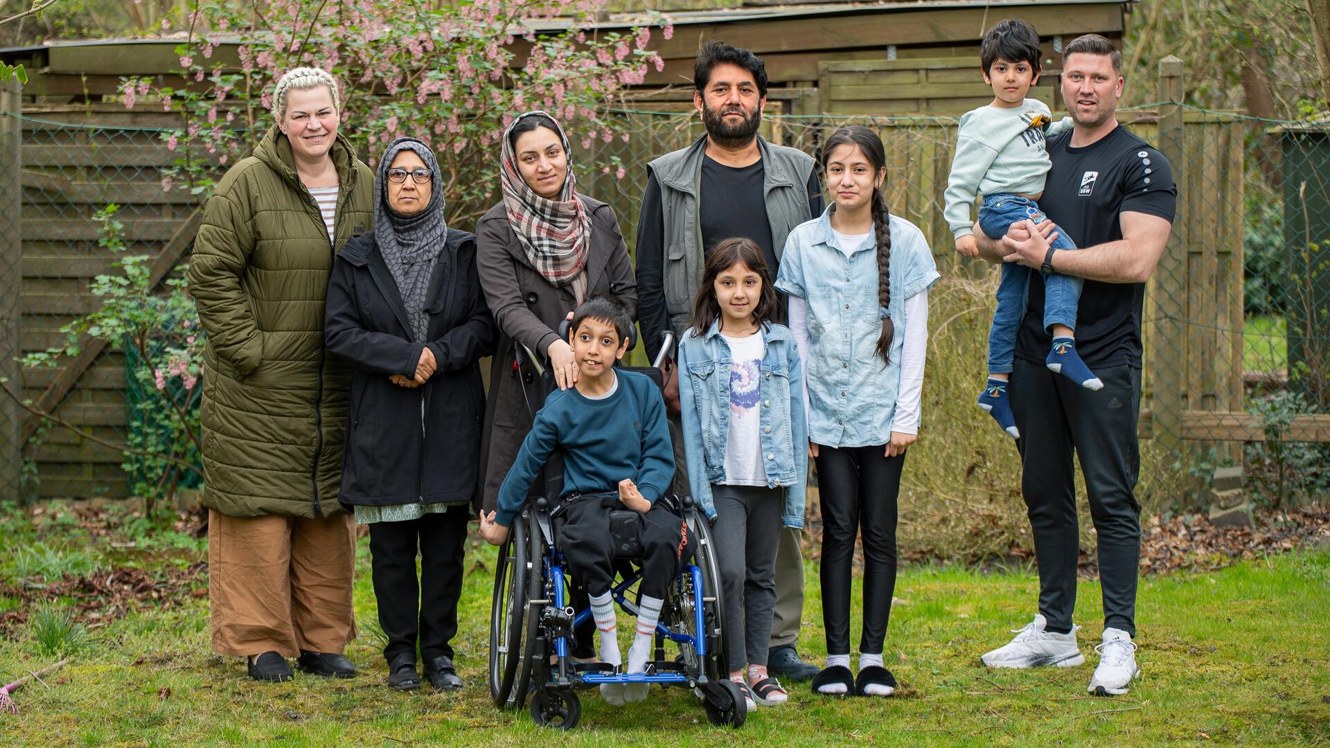 Die afghanische Familie Hashemi aus Schiffdorf