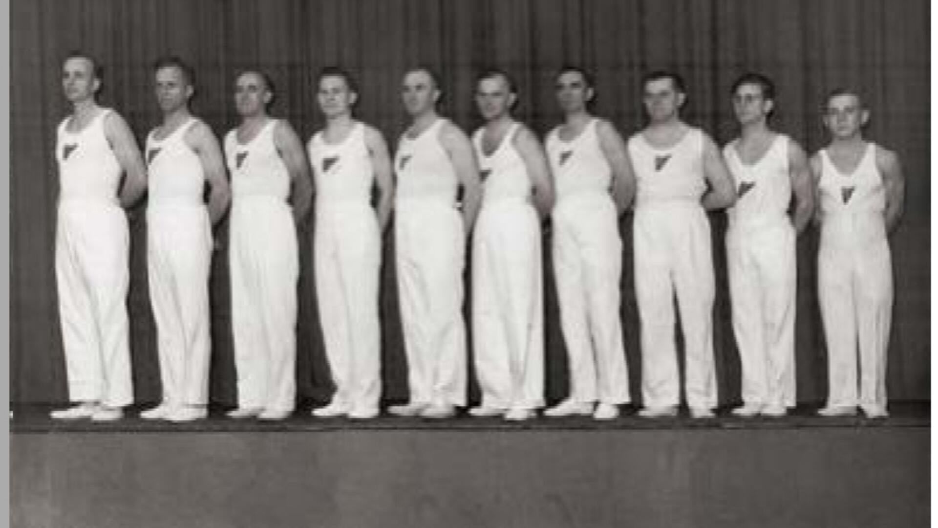Diese Aufnahme stammt aus den 1950er-Jahren und zeigt die Männerturnriege des TuS Dorum. Heute bietet der Verein längst auch andere Sportarten an.