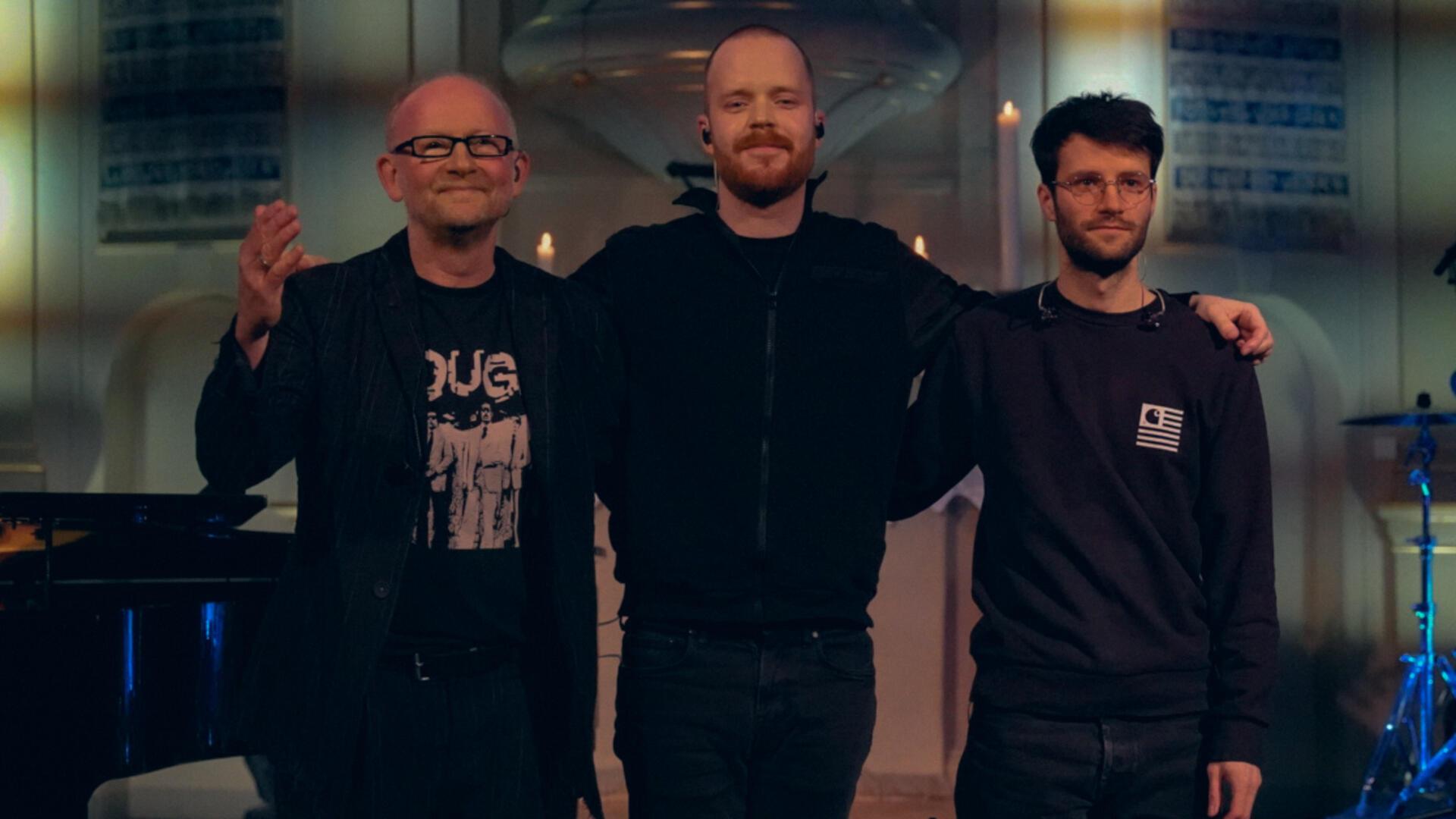 Dieter Falk (von links) Daniel Rheinbay und Paul Wunder.