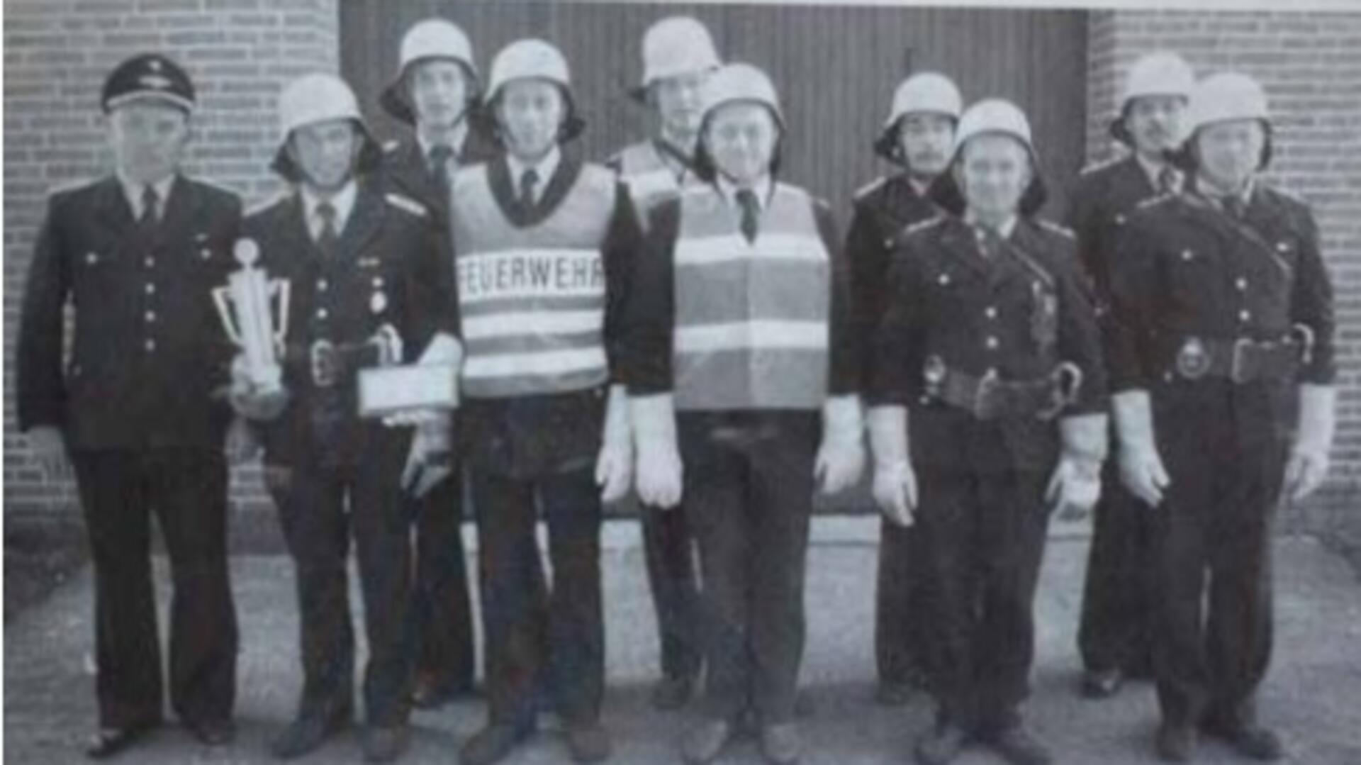 Die Freiwillige Feuerwehr Ringstedt im Jahr 1979.