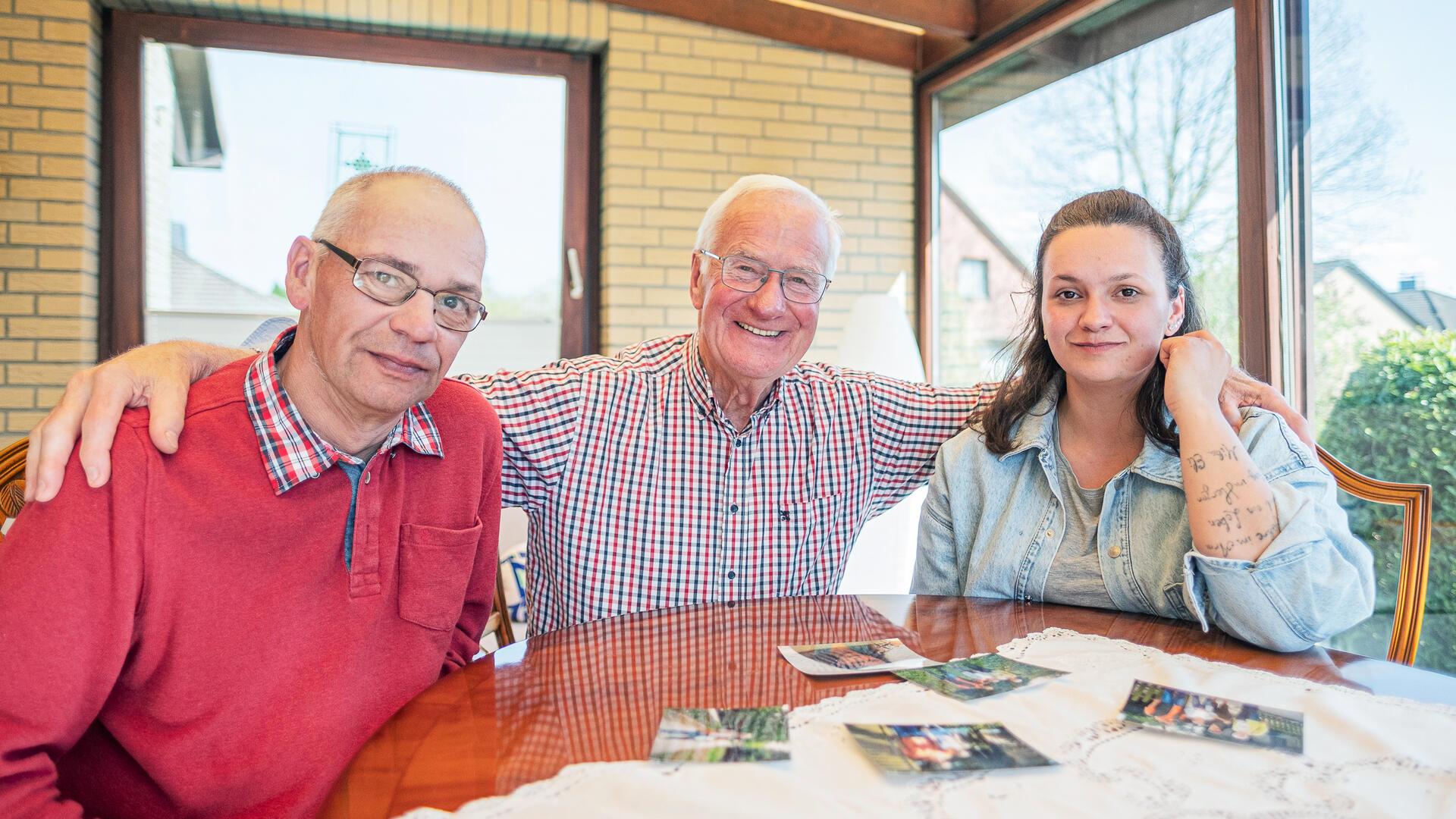 Arne und Dieter Stelljes mit Lena