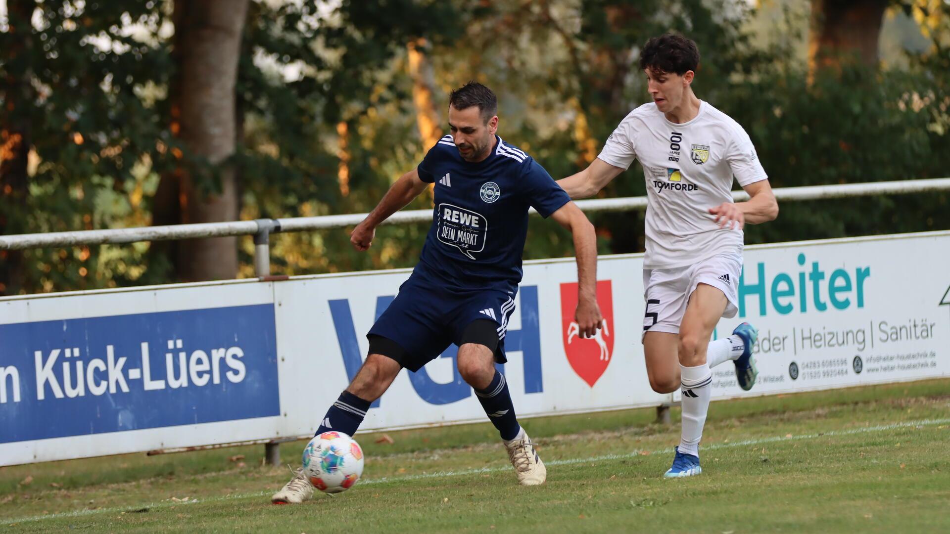 Favorit FC Wörpetal - hier Kevin Murley im Spiel gegen Bevern - muss zum Aufsteiger TSV Byhusen reisen.