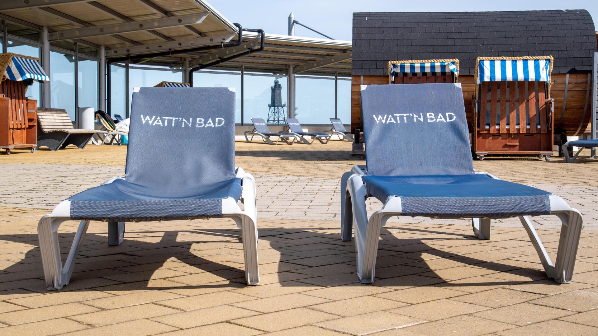 Freizeitareal mit Watt‘n Bad und (Hunde-)Strand in Dorum-Neufeld.