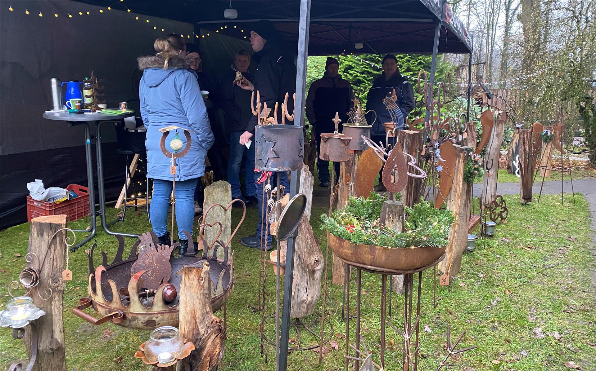 Für den 14. Weihnachtsmarkt an der „Sauhütte“ können sich interessierte Aussteller noch anmelden.