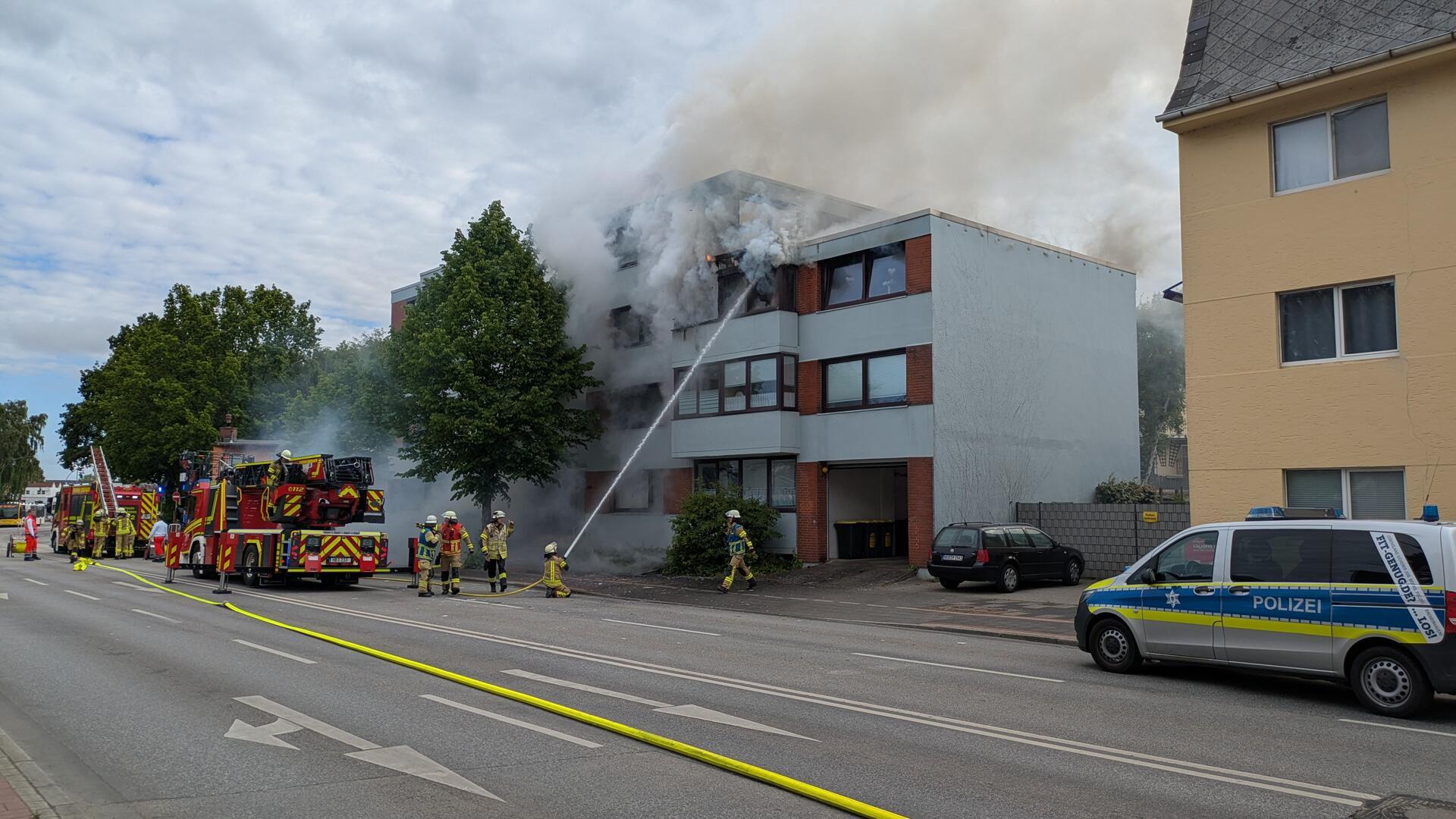 Großeinsatz in der Stresemannstraße