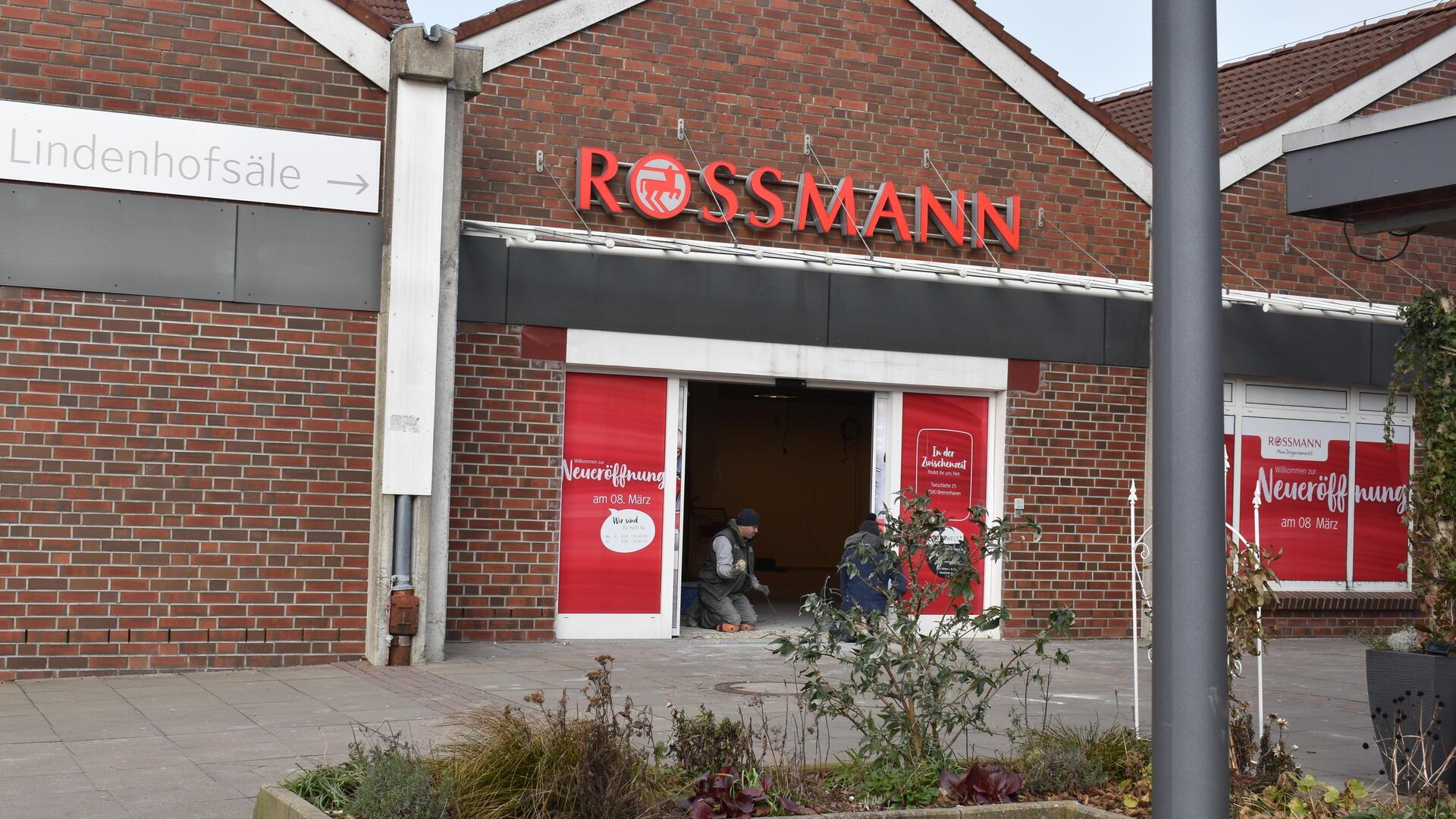 Rossmann im Umbau
