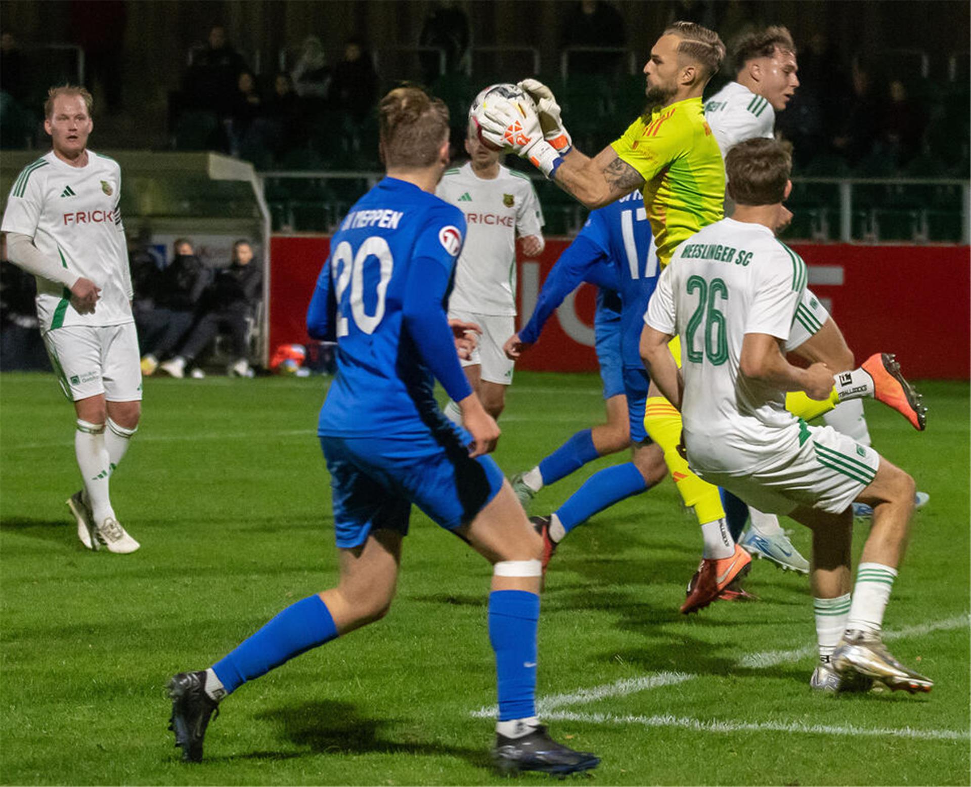 Heeslingens sicherer Rückhalt, Torwart Jeroen Gies, gehört zu den besten Keepern der Oberliga und wird auch in der neuen Saison ein wichtiger Faktor für die Erfolge des HSC sein.