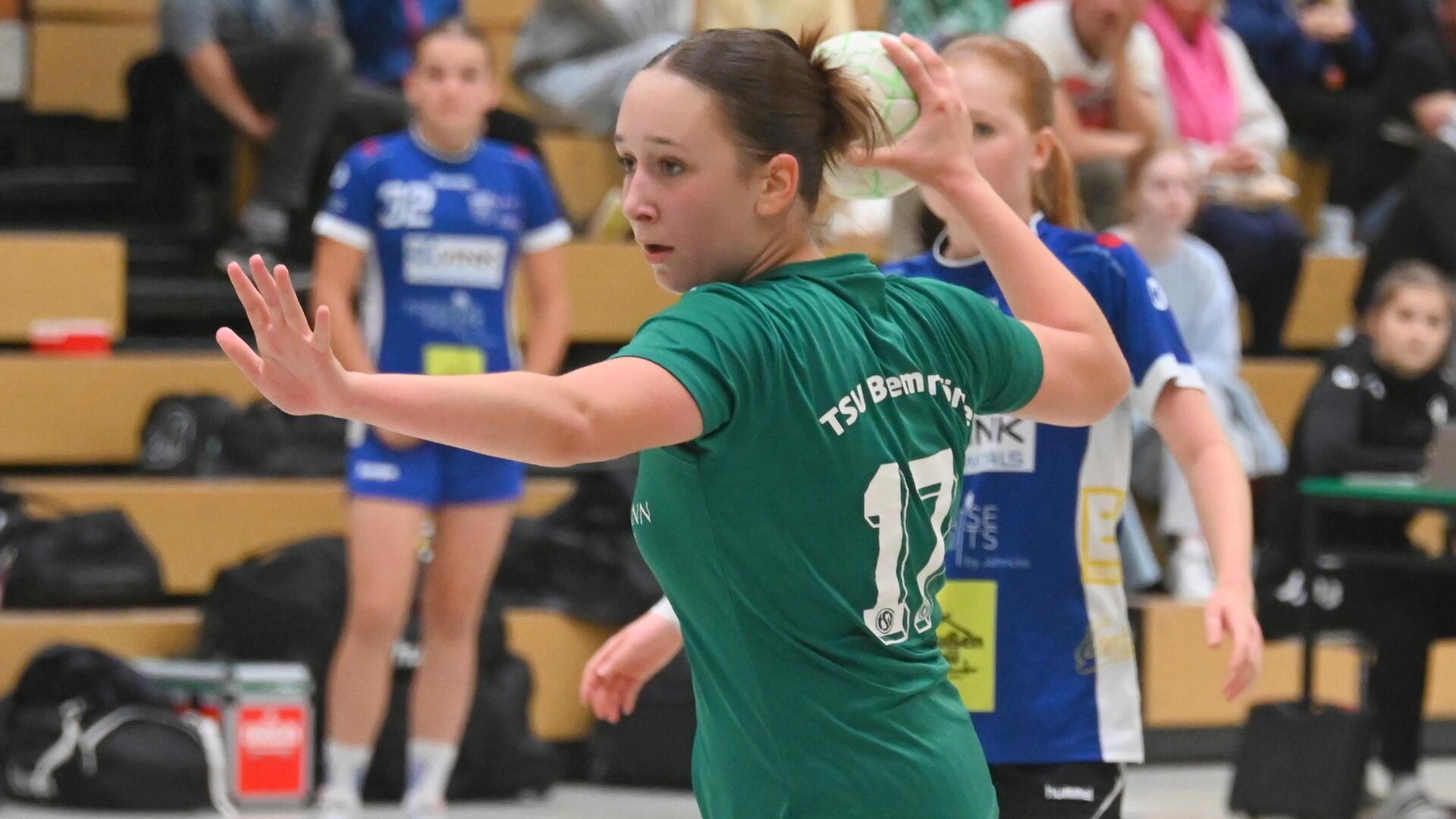 Helena Steffens war mit acht Toren beste Werferin der B-Jugend.