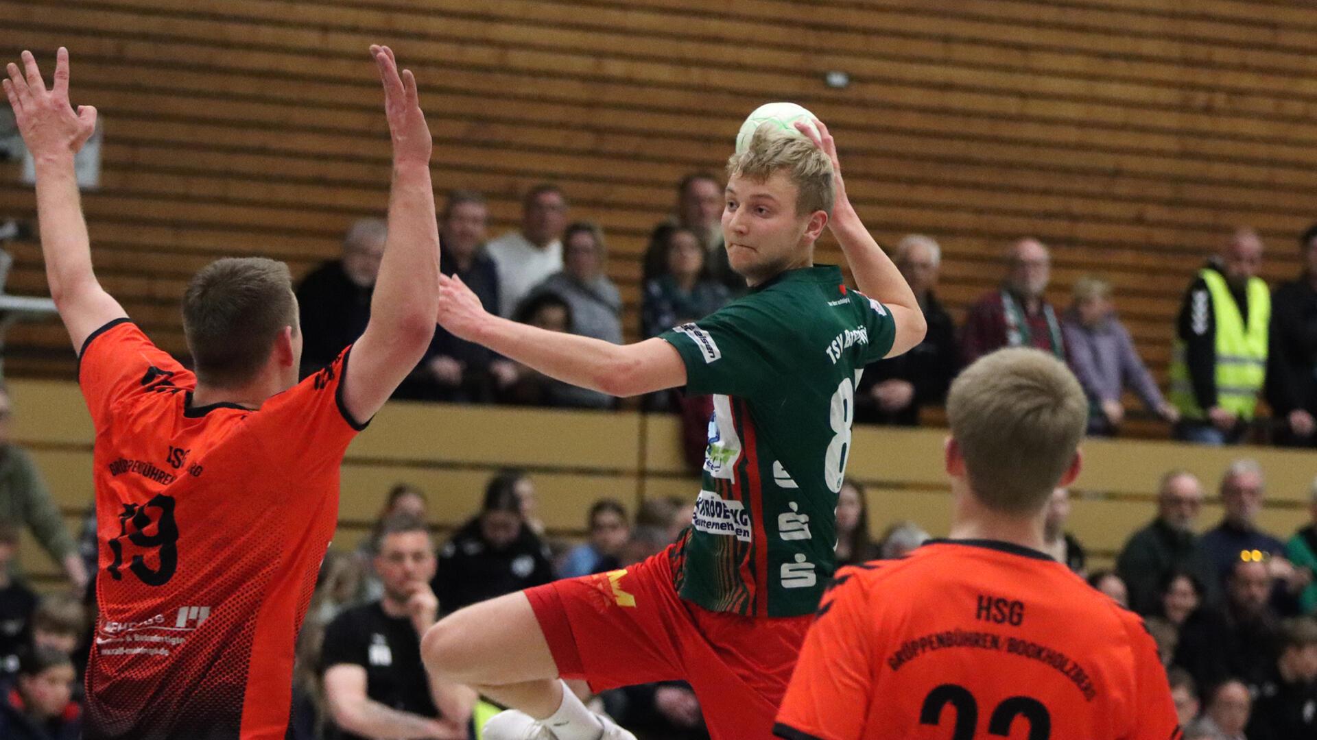Im Derby ist ein treffsicherer David Meinke gefragt. Der Torjäger traf in 21 Spielen 140 Mal.
