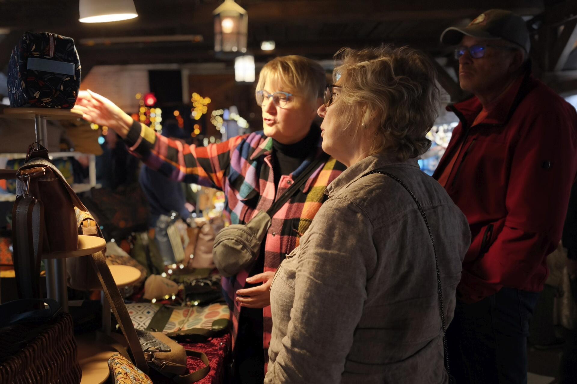 Impressionen vom Herbst- und Weihnachtsmarkt am Wochenende im Marschenhaus. Die ...
