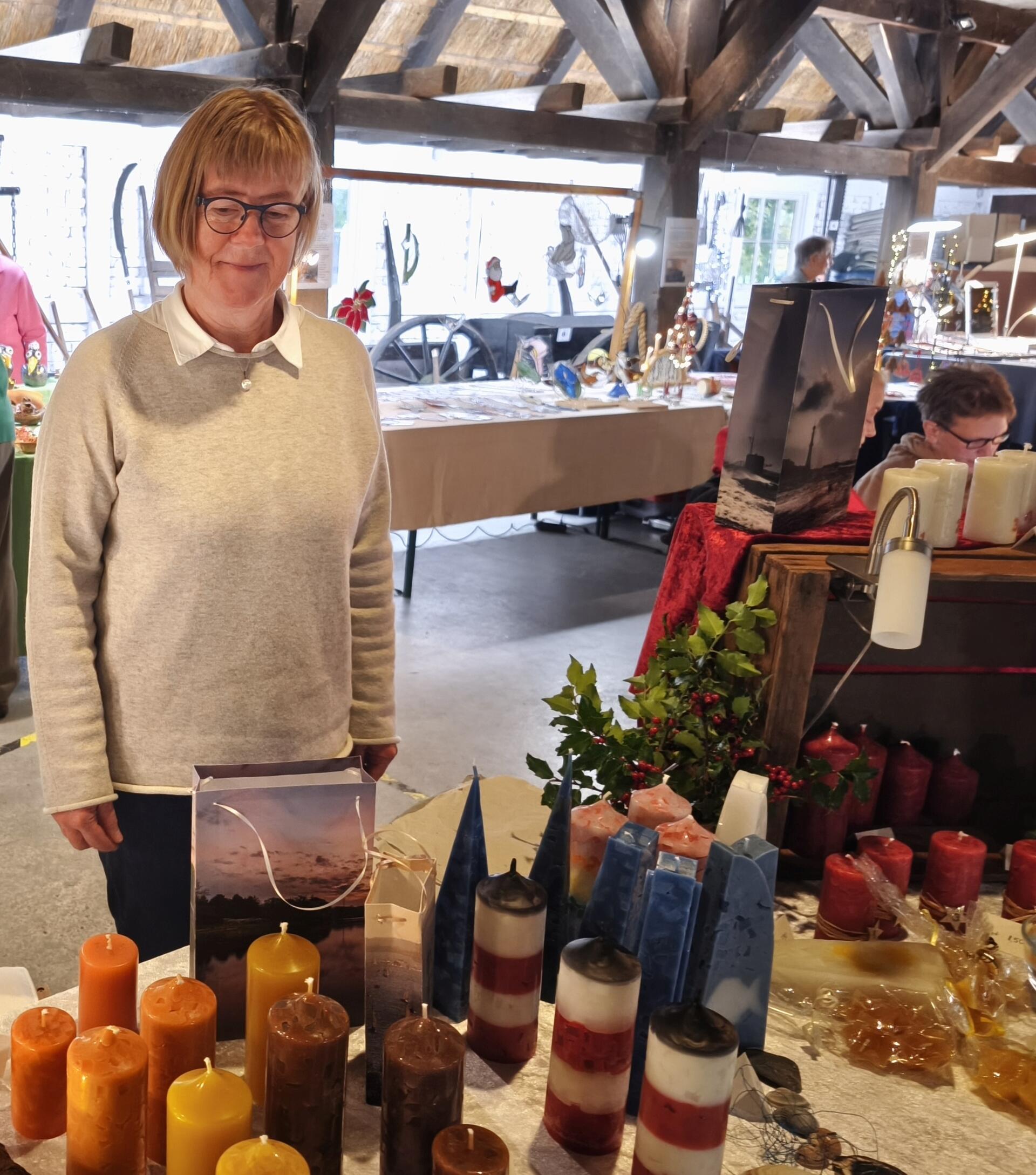 Impressionen vom Herbst- und Weihnachtsmarkt am Wochenende im Marschenhaus. Die ...
