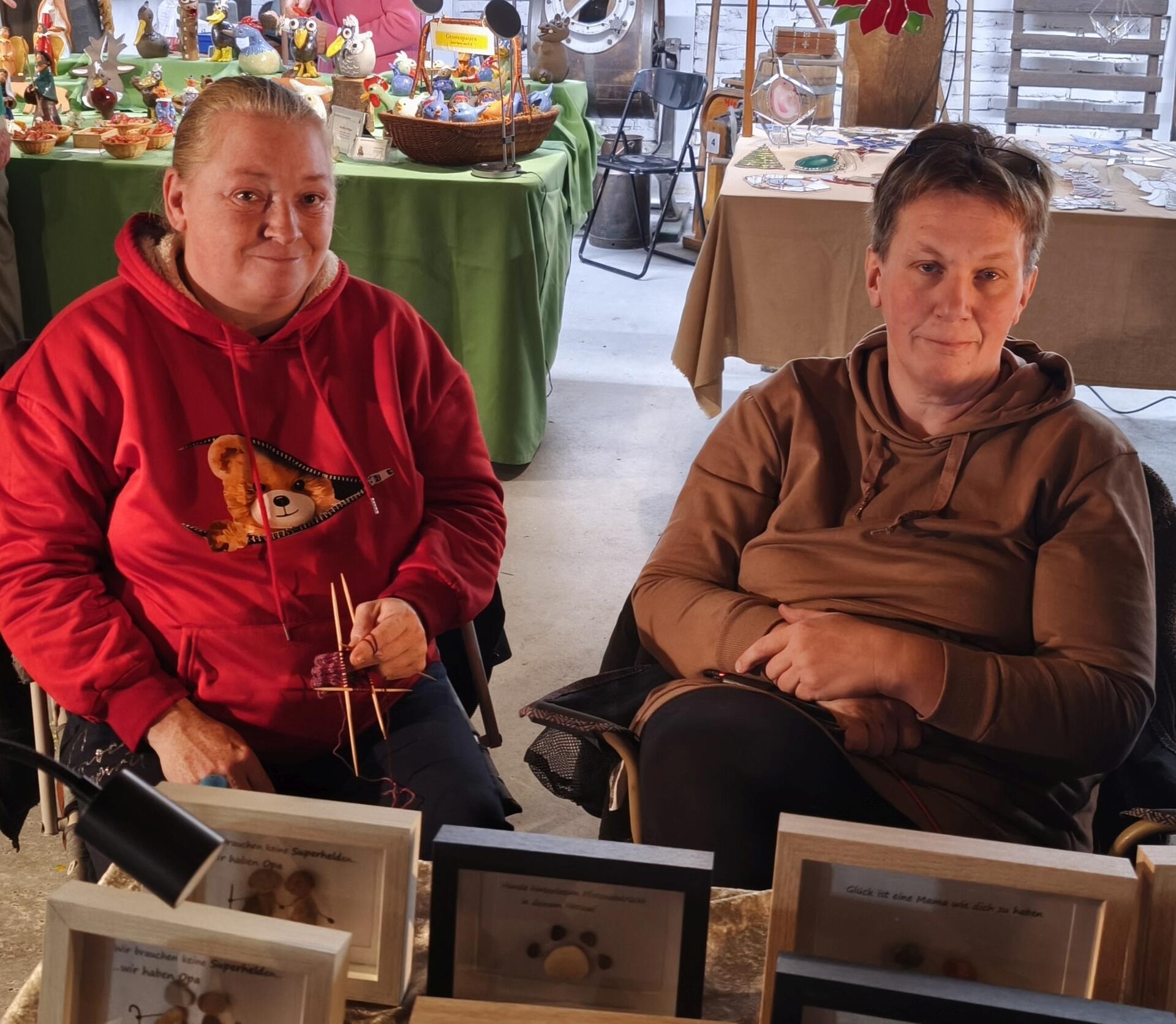 Impressionen vom Herbst- und Weihnachtsmarkt am Wochenende im Marschenhaus. Die ...