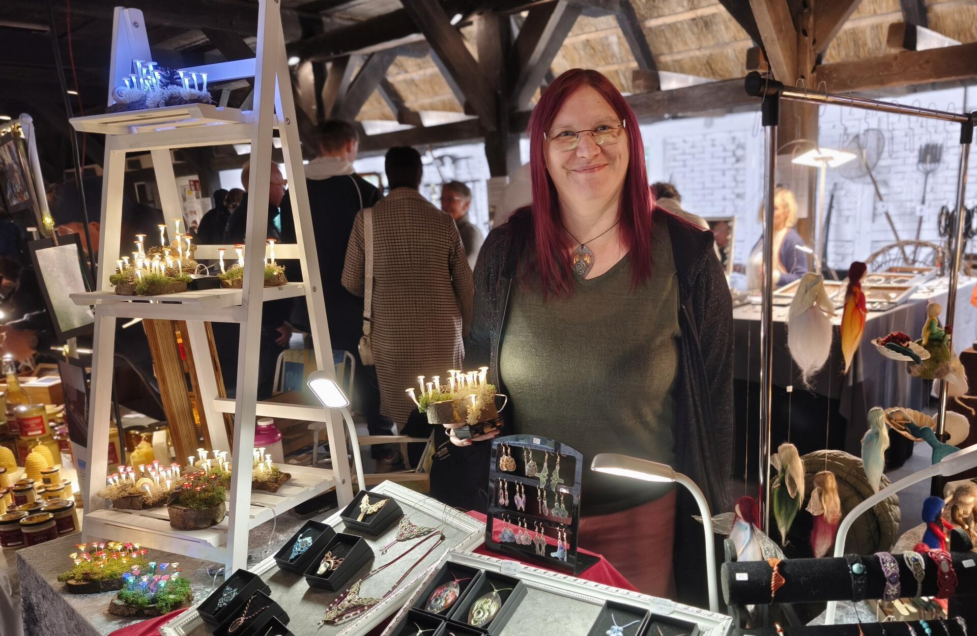 Impressionen vom Herbst- und Weihnachtsmarkt am Wochenende im Marschenhaus. Die ...