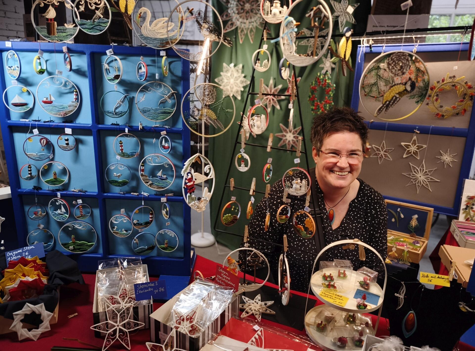 Impressionen vom Herbst- und Weihnachtsmarkt am Wochenende im Marschenhaus. Die ...