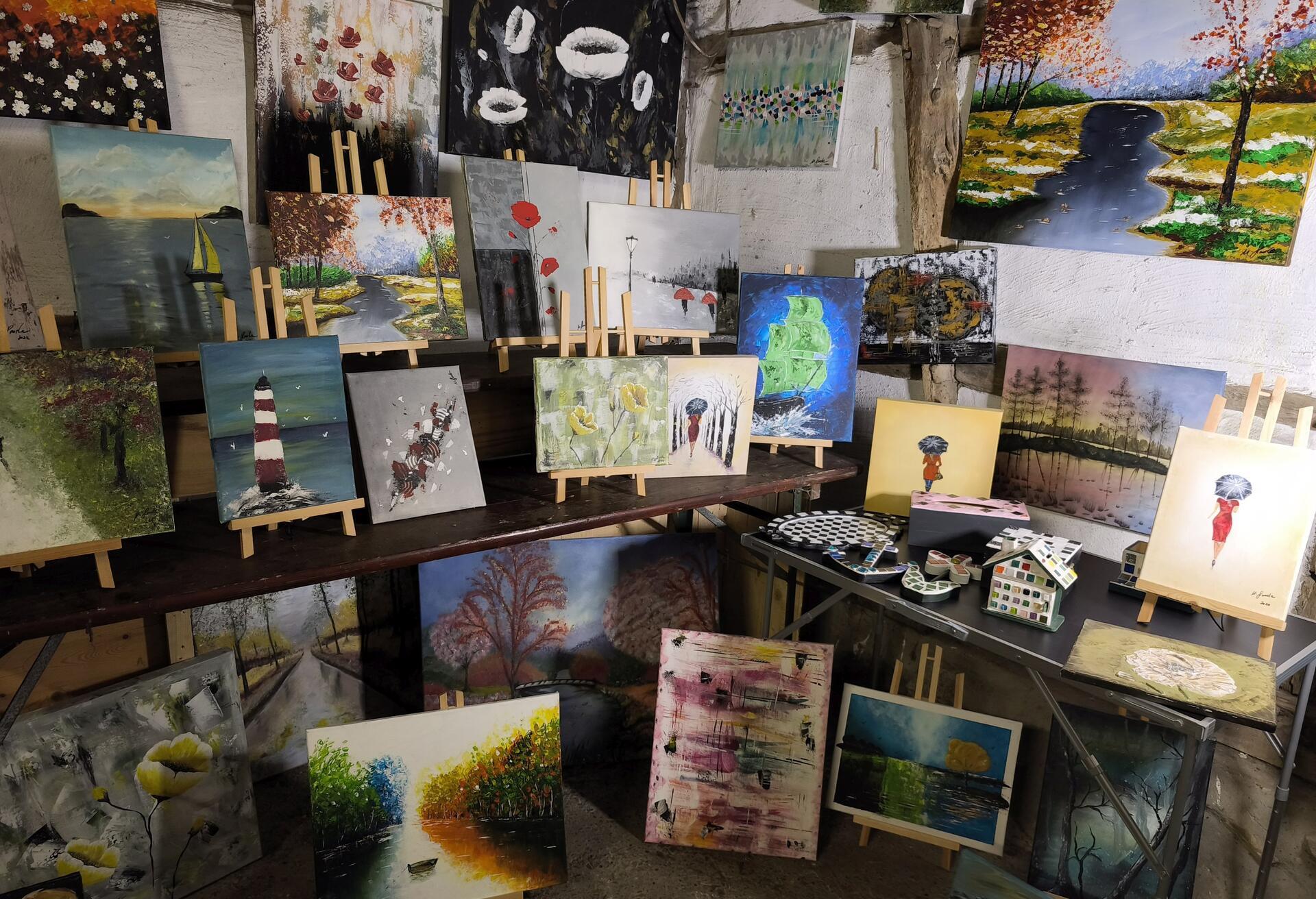 Impressionen vom Herbst- und Weihnachtsmarkt am Wochenende im Marschenhaus. Die ...