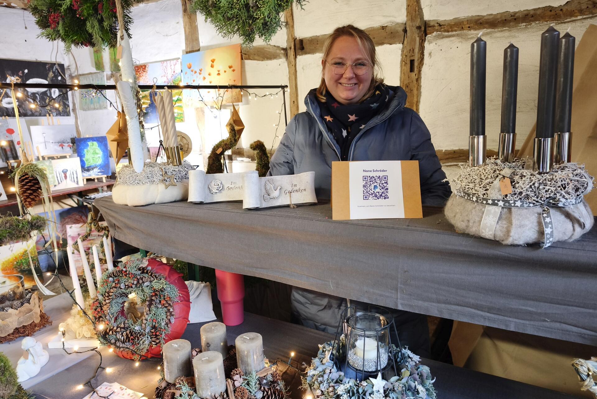 Impressionen vom Herbst- und Weihnachtsmarkt am Wochenende im Marschenhaus. Die ...