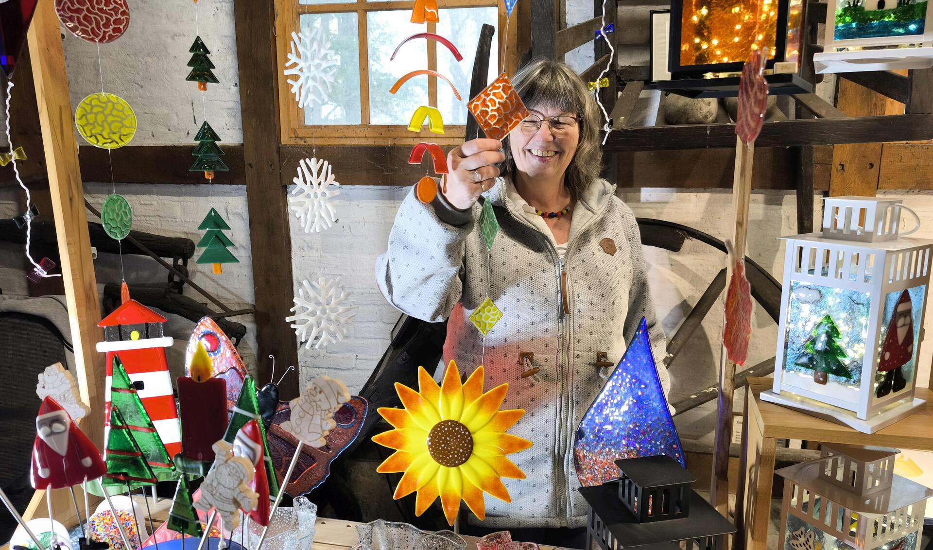 Impressionen vom Herbst- und Weihnachtsmarkt am Wochenende im Marschenhaus. Die ...