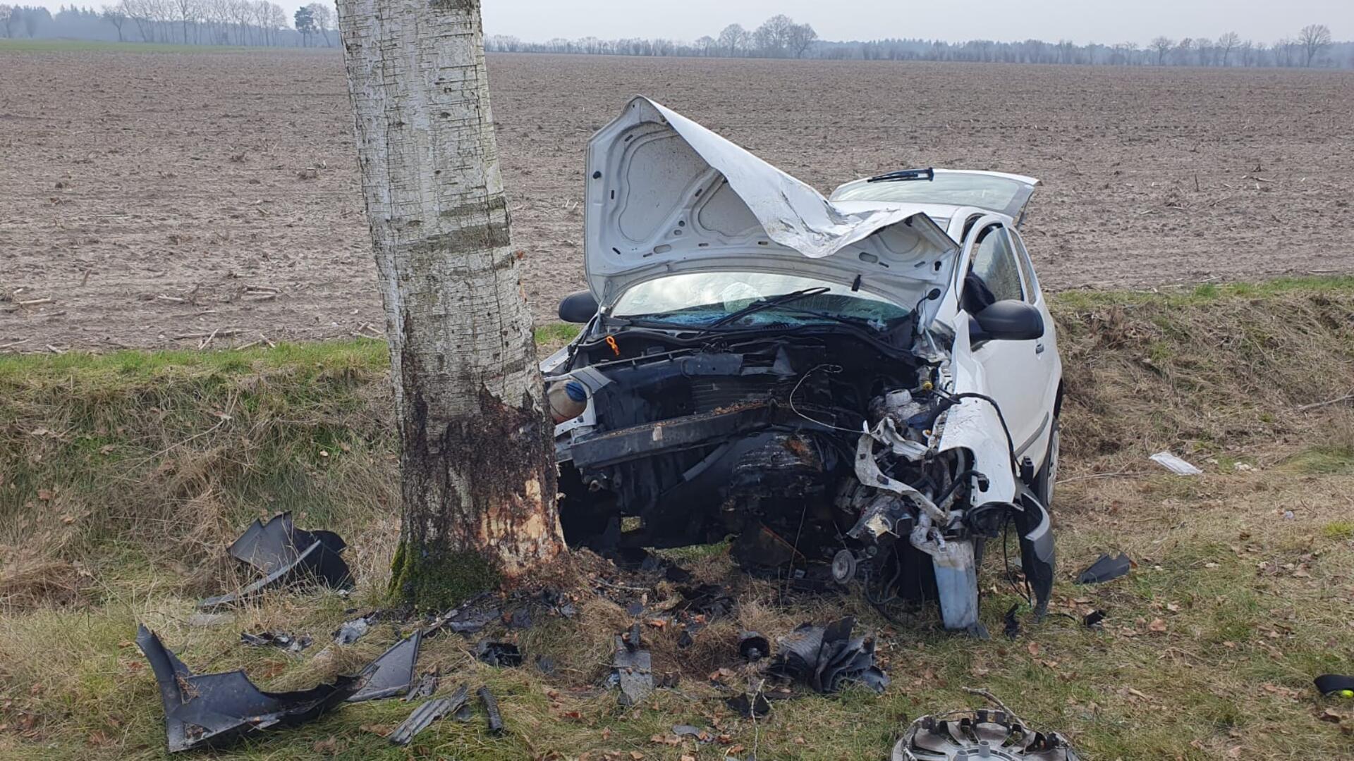 In diesem VW Fox ist gestern eine 63-jährige Frau in Sauensiek ums Leben gekommen.