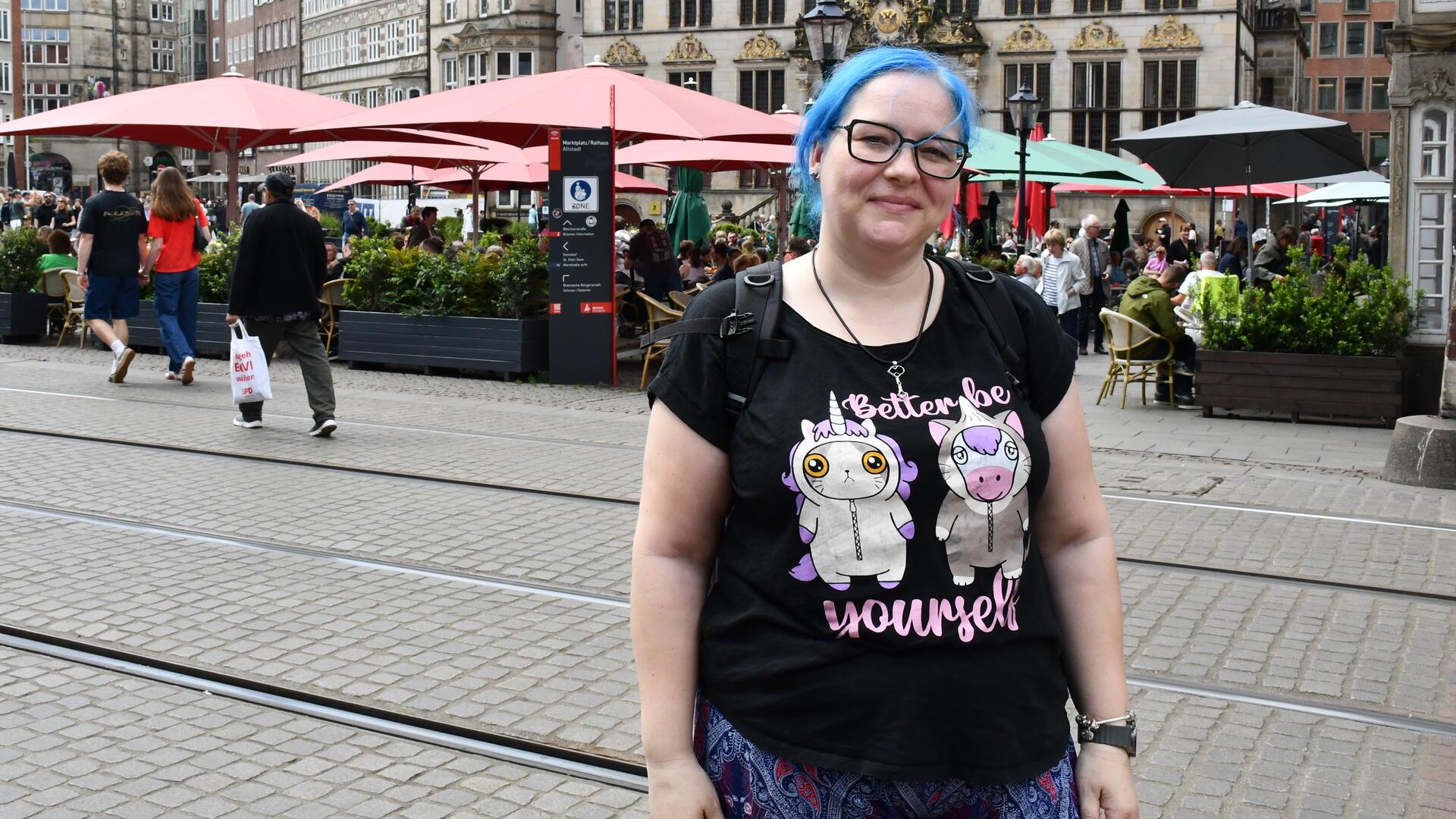 Isa Gerkens hat selbst Gewalt erlebt und engagiert sich im Betroffenenbeirat, um anderen zu helfen.