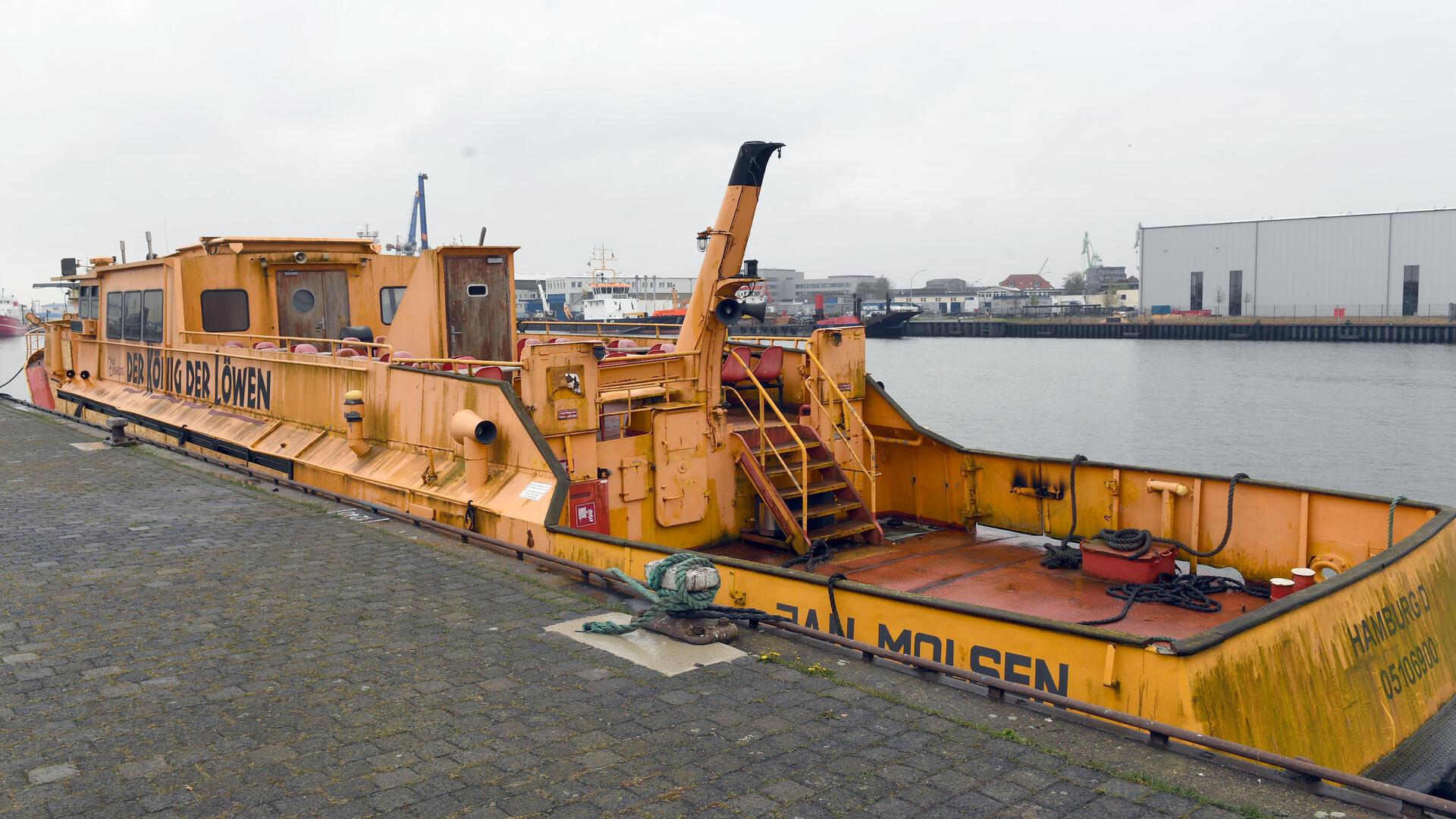 Jan Molsen im Bremerhavener Fischereihafen