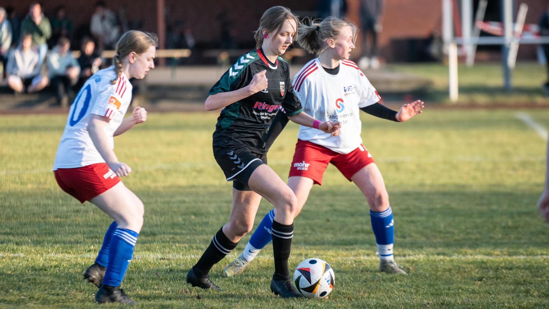 Jana Meyer und ihre Mitspielerinnen vom FC Ostereistedt/Rhade stehen in der Bezirksliga der Frauen vor einer überaus schwierigen Saison.