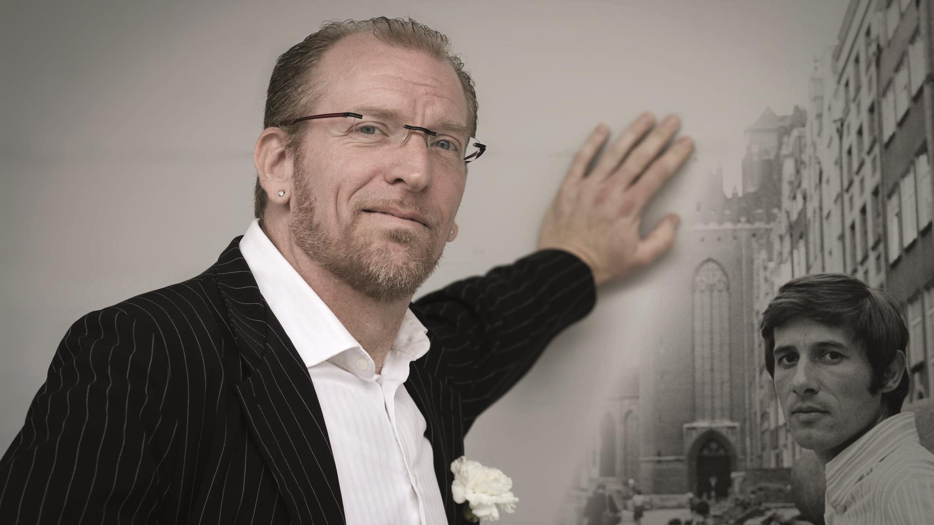 Collage: Jörg Seidel und Udo Jürgens. 