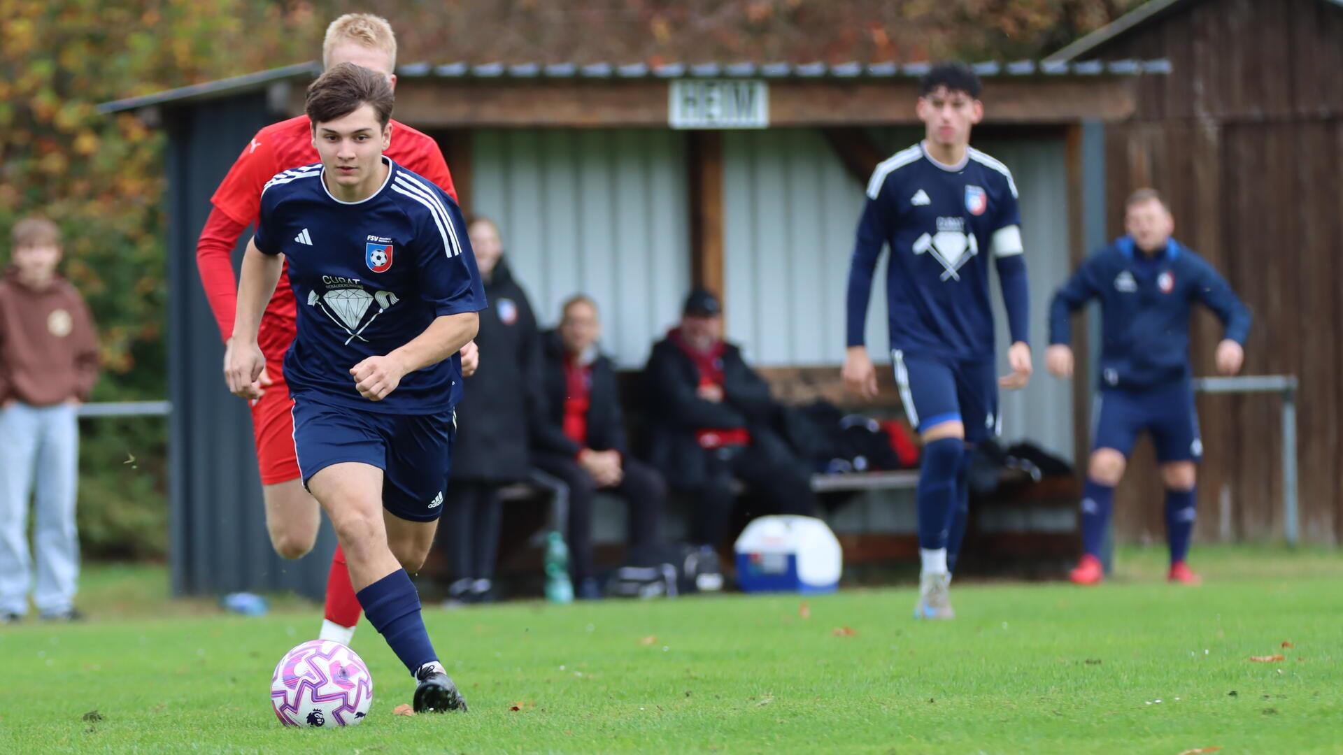 Julian Stargardt vom FSV Hesedorf/Nartum war der einzige Torschütze seines Teams in der Partie gegen Scheeßel.