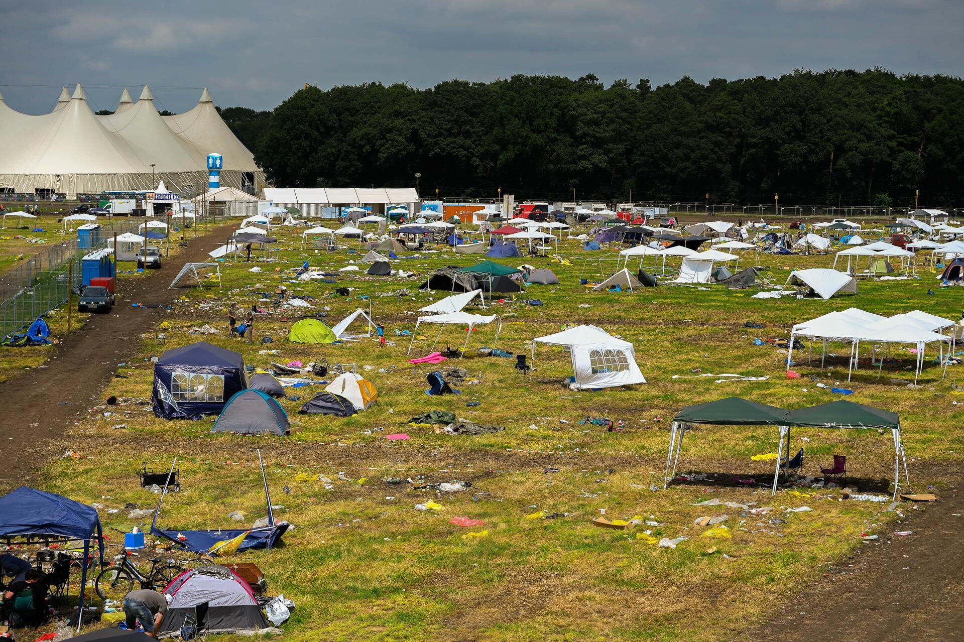 Leider gehört das auf vielen Festivals noch zum normalen Bild. Wenn die Besucher...