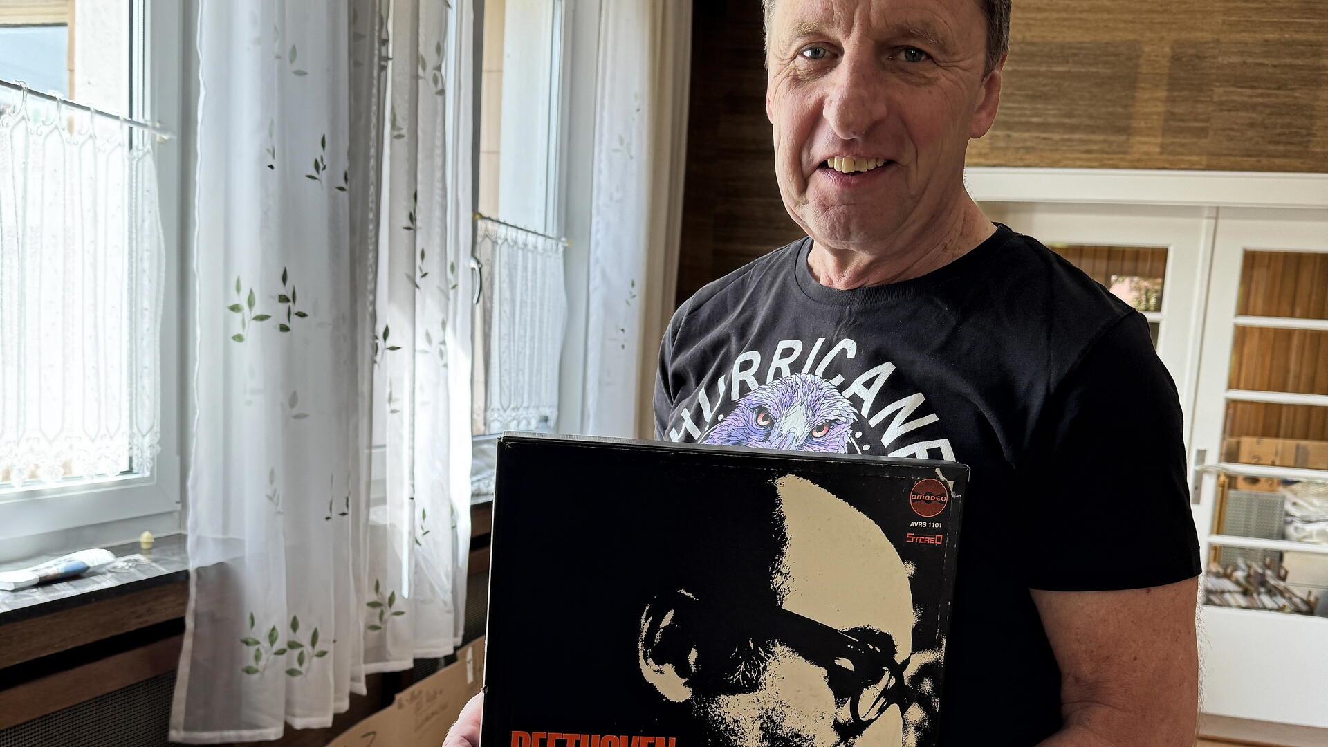Luffy Lüdemann mit der Beethoven-Box aus Hamburg.