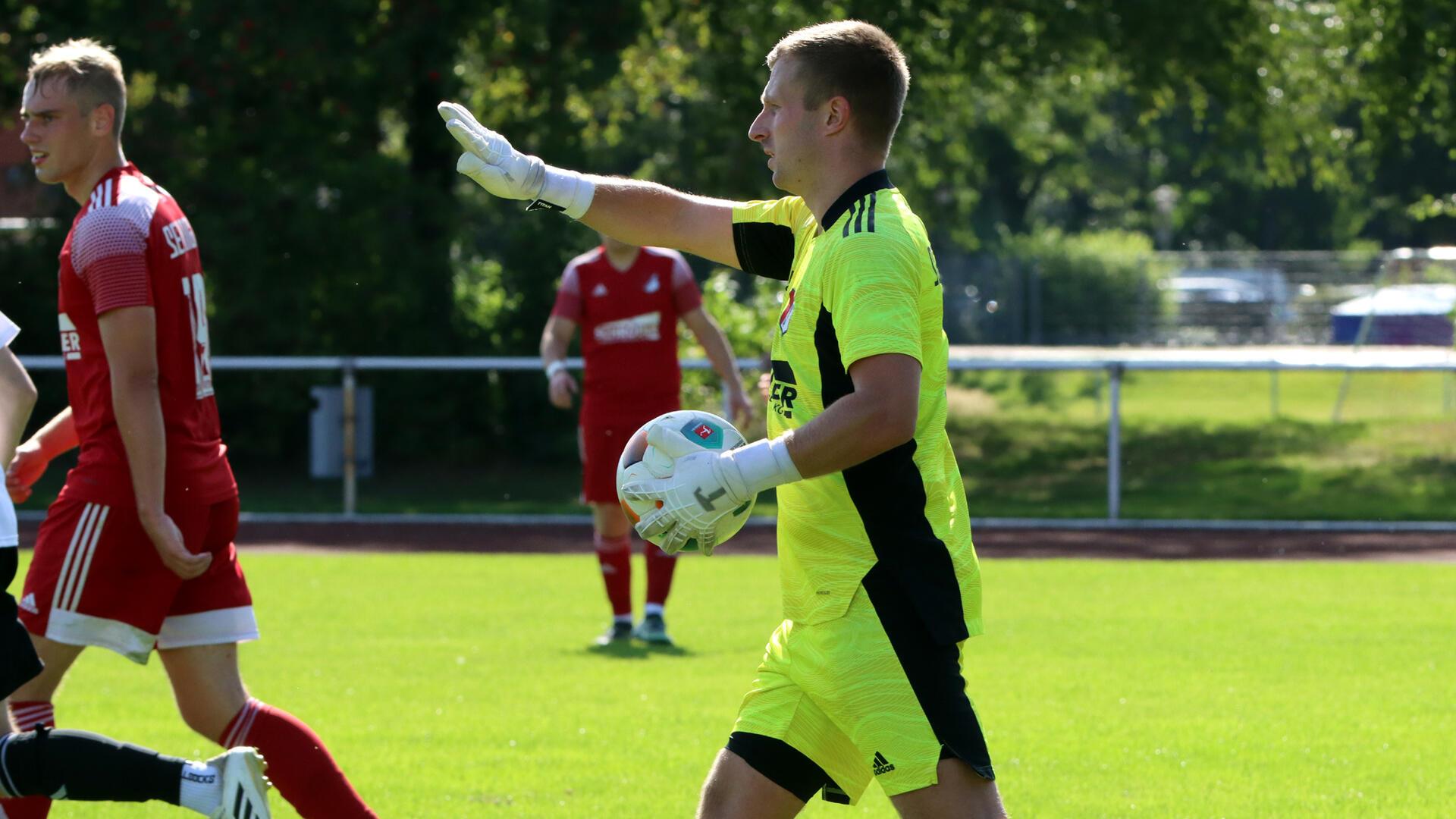 MTSV-Keeper Patrik Ehlers stellte seine Abwehr beim 3:0 gegen den SV Ippensen/Wohnste gut und hielt hinten die Null.