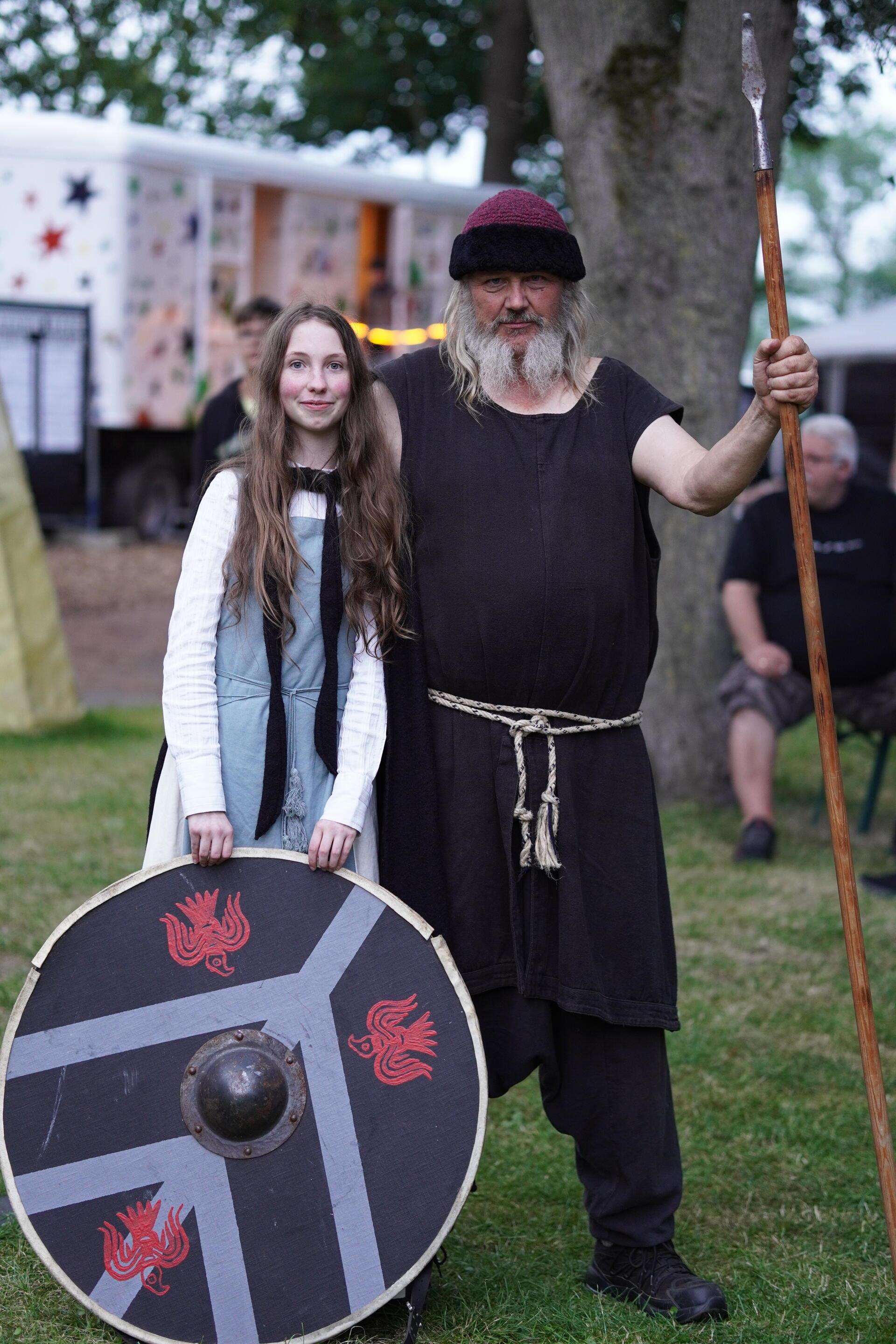 Marijke und Charles sorgten für mittelalterliches Flair bei RFAR.